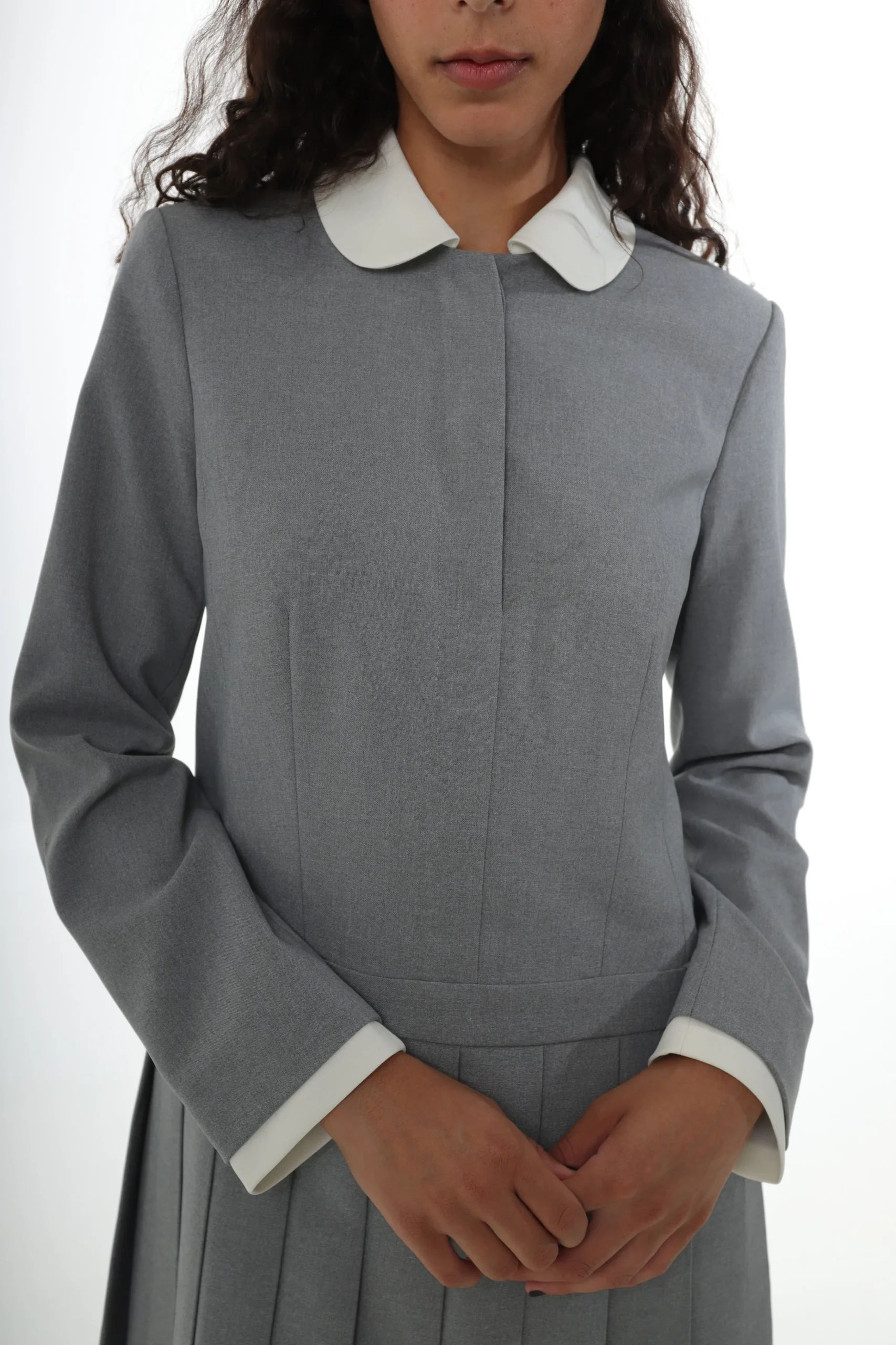 ado_dress_in_grey_4.webp SANDY LIANG ADO DRESS IN GREY> Uniform | Dresses