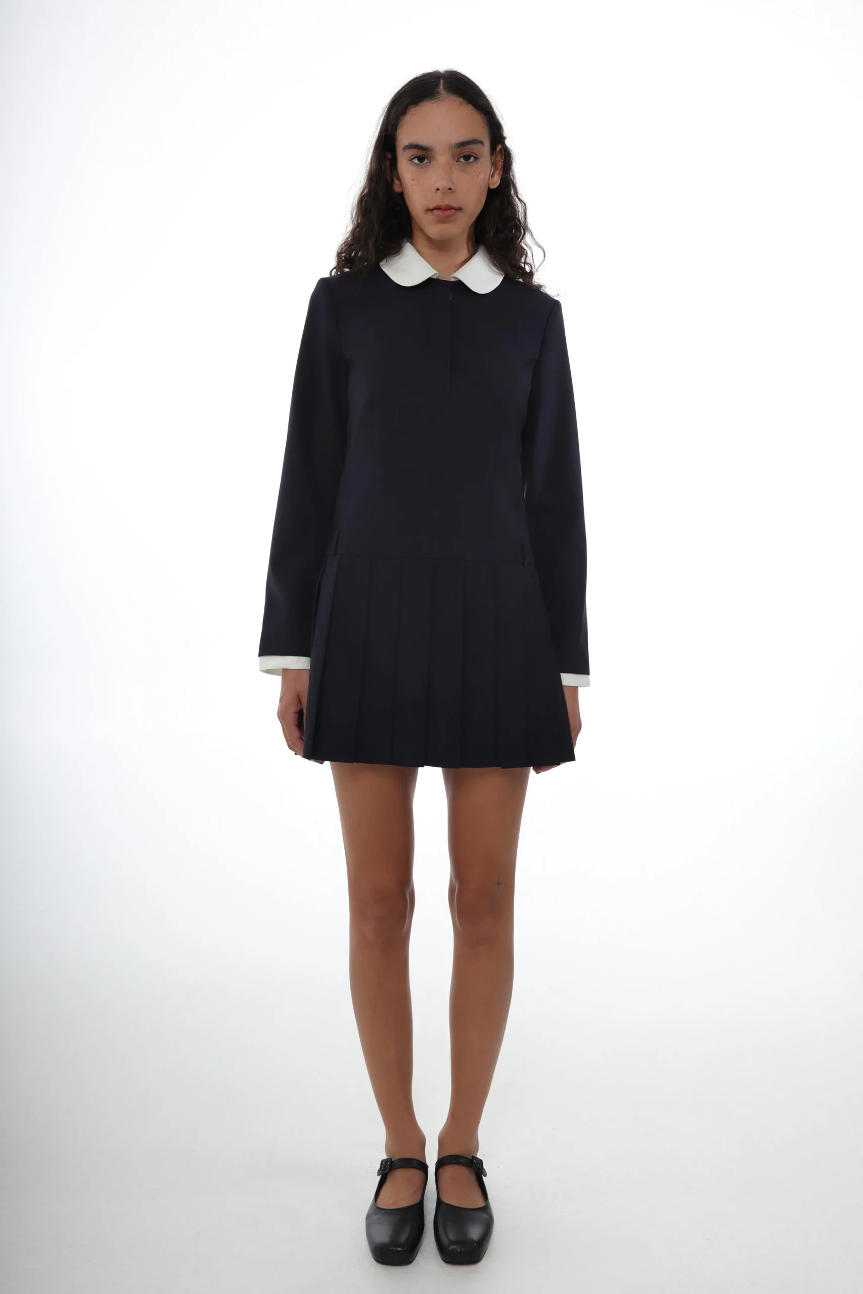 SANDY LIANG ADO DRESS IN NAVY> Uniform | Dresses