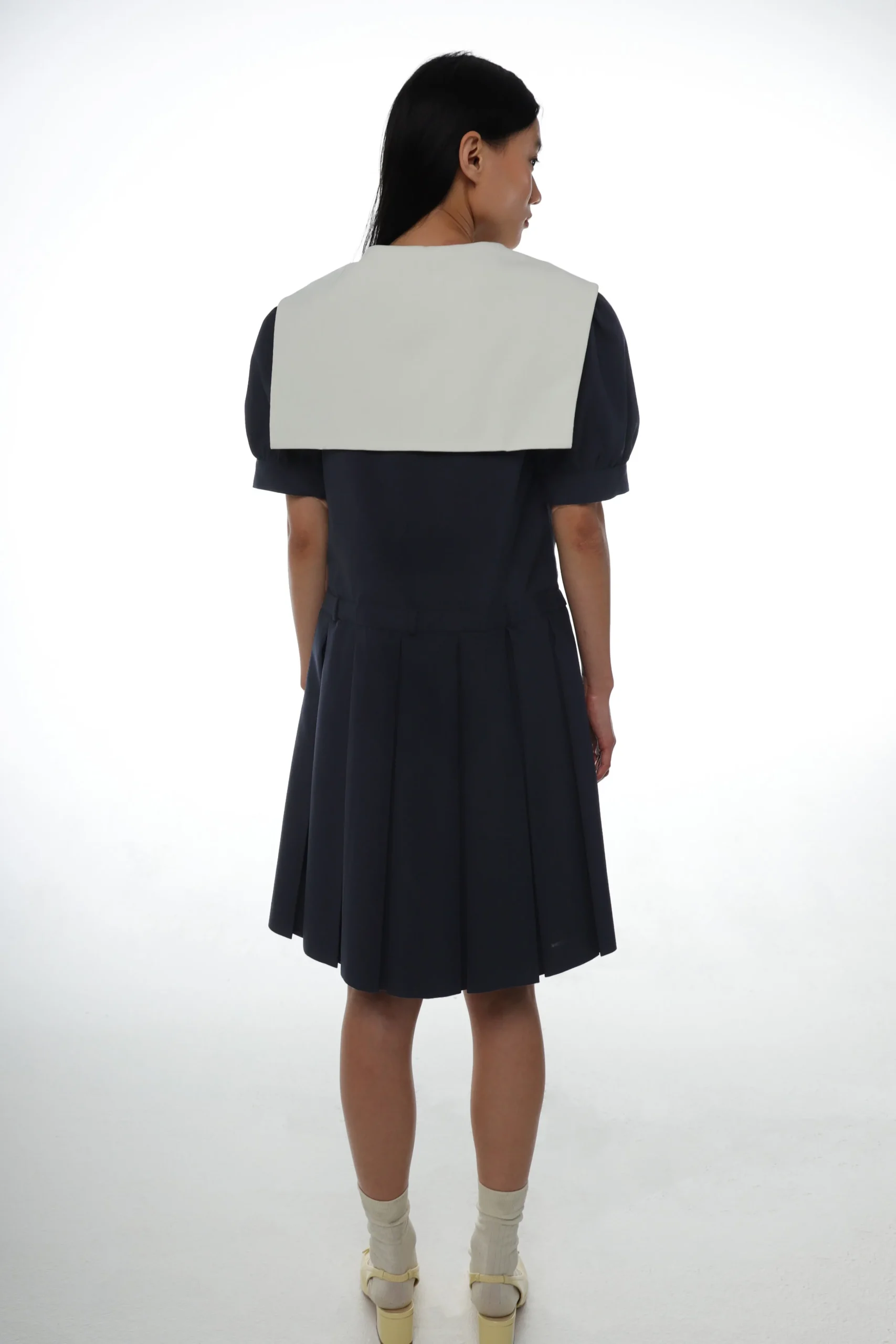 alta_dress_in_navy_2.webp SANDY LIANG ALTA DRESS IN NAVY> Uniform | Dresses