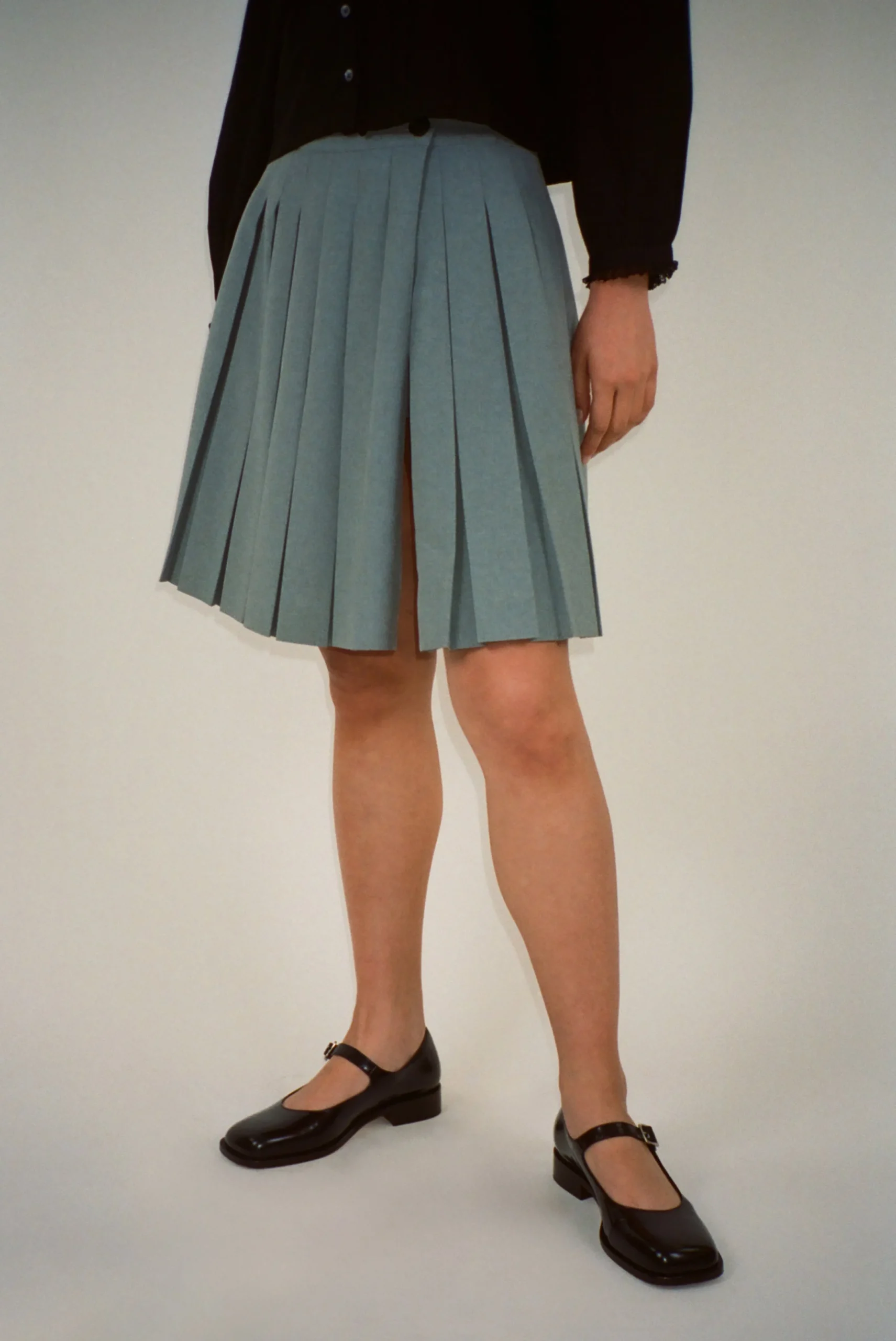 SANDY LIANG ASTRA SKORT IN GREY> Uniform | Skirts