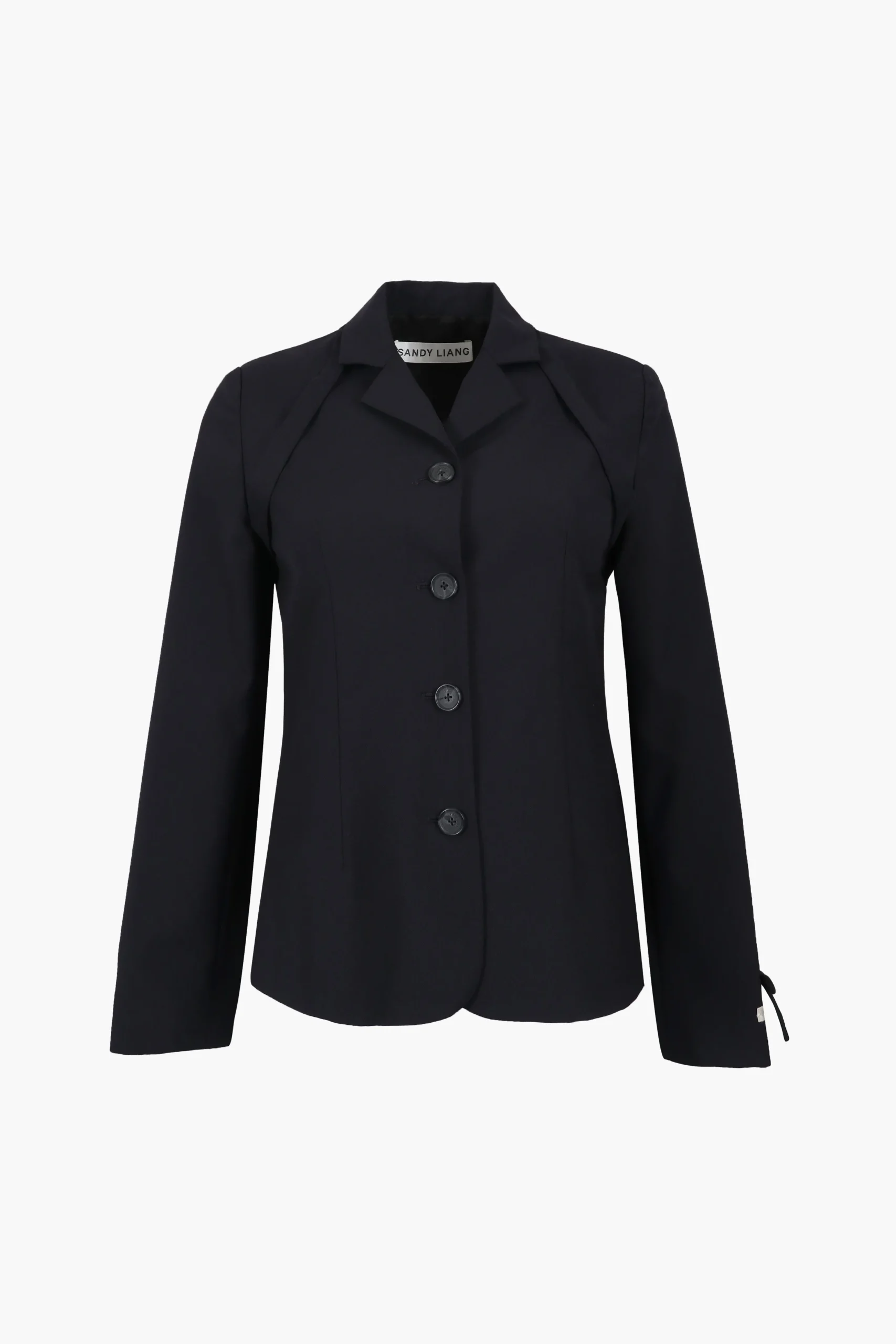 SANDY LIANG BISCUIT JACKET IN NAVY> Uniform | Outerwear