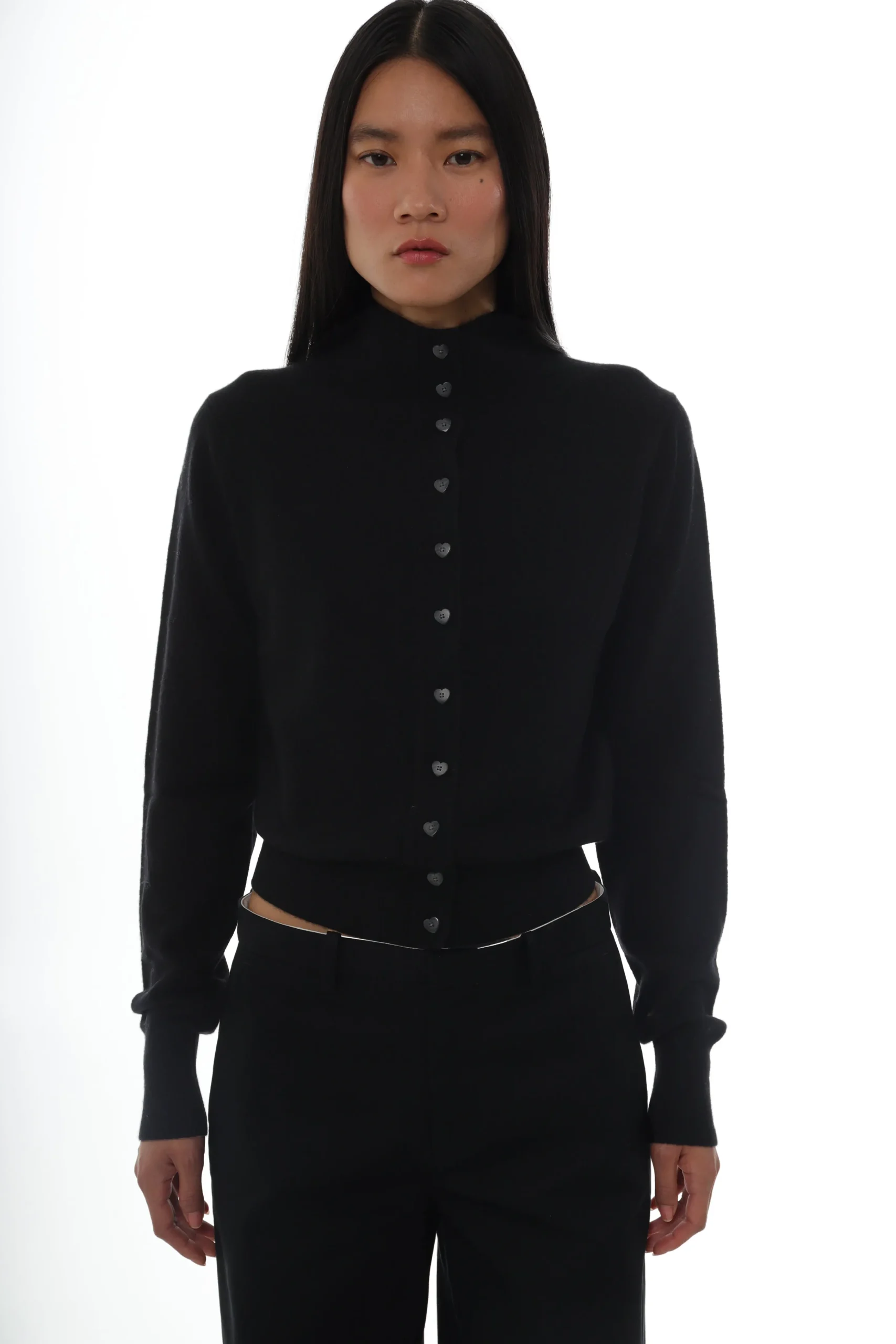 bouie_cardigan_in_black_2.webp SANDY LIANG BOUIE CARDIGAN IN BLACK> Knits