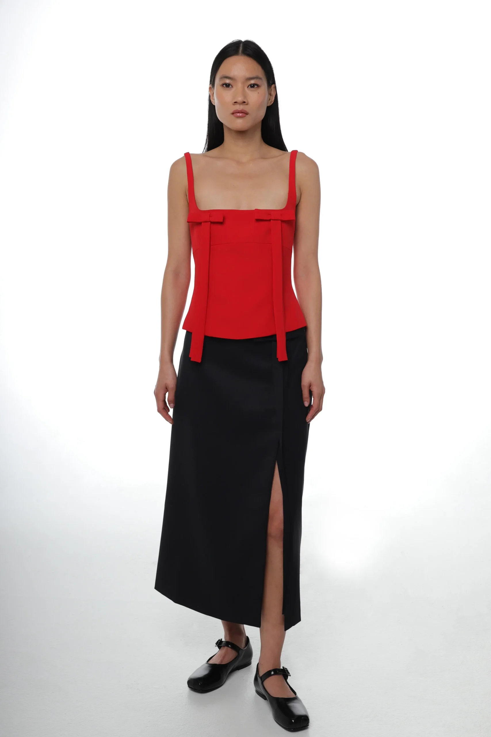 SANDY LIANG BROMLEY SKIRT IN BLACK> Skirts