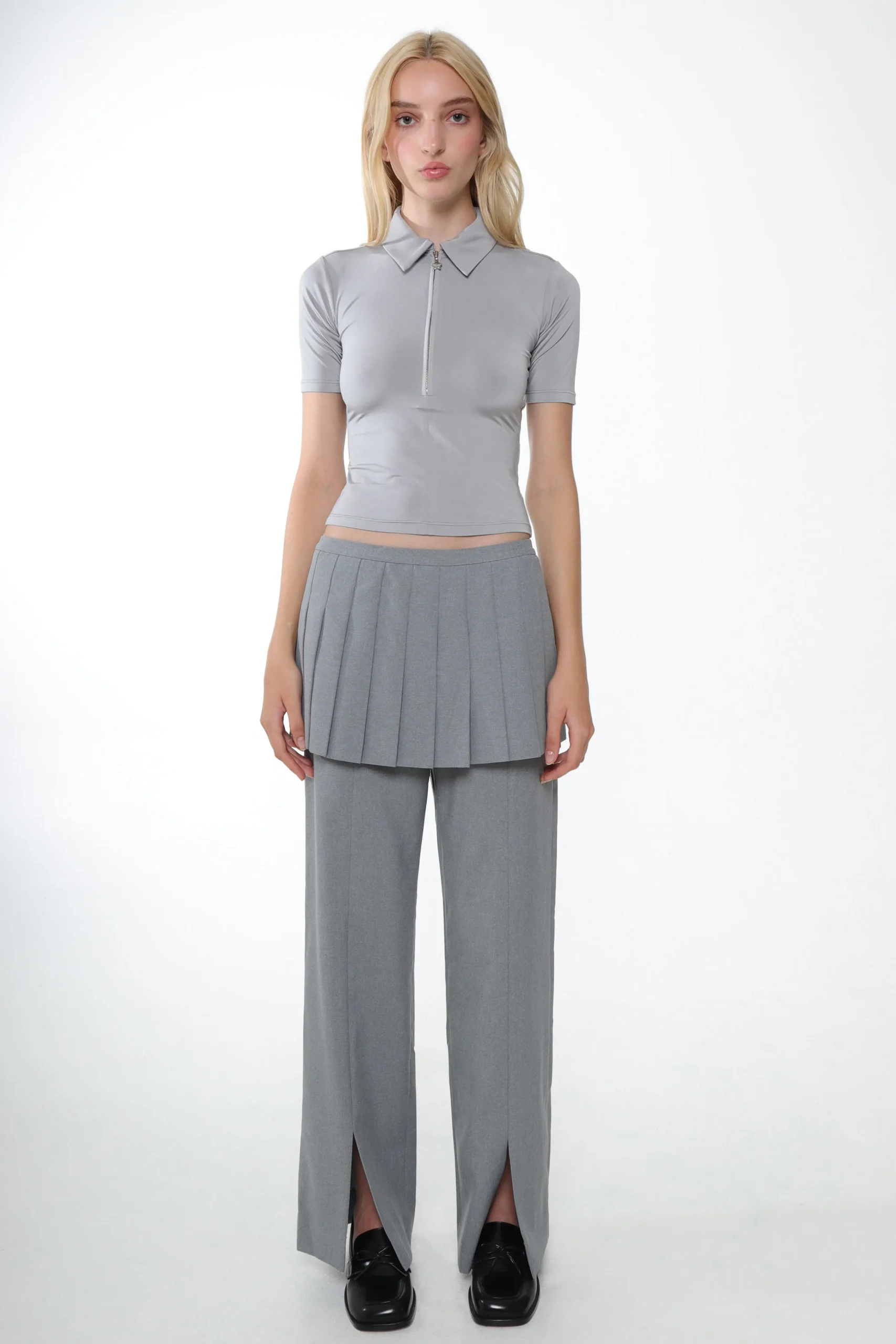 SANDY LIANG CAMPER TOP IN GREY> Tops