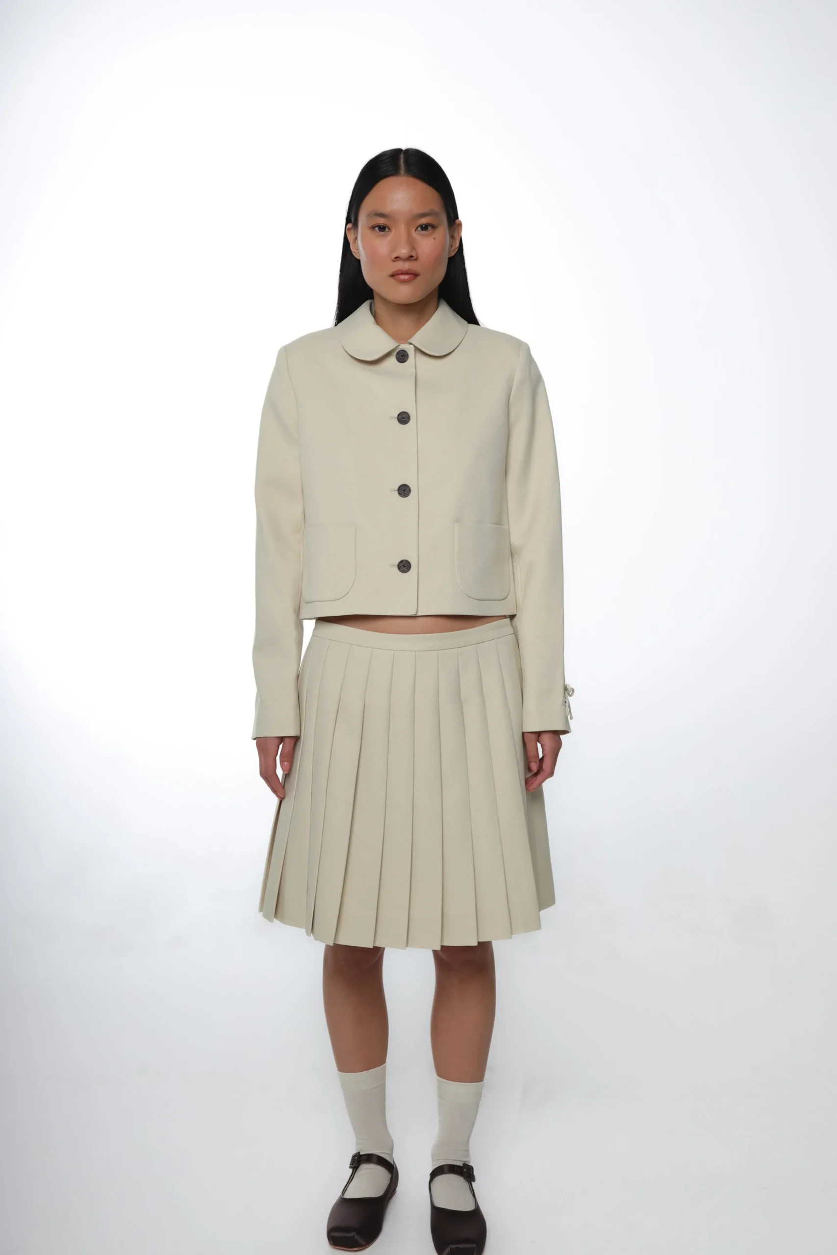 SANDY LIANG DITTO JACKET IN BUTTER> Uniform | Outerwear