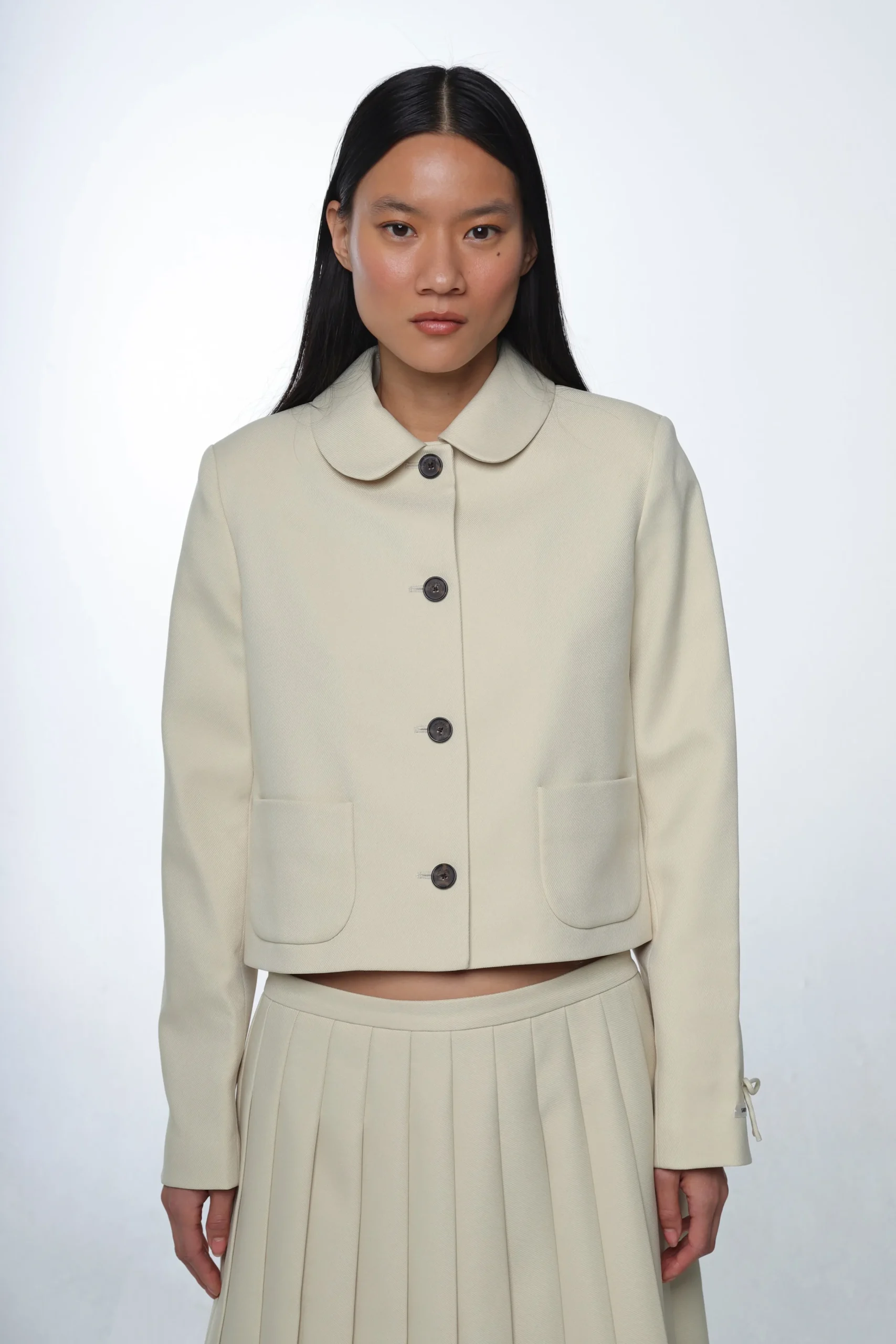 ditto_jacket_in_butter_2.webp SANDY LIANG DITTO JACKET IN BUTTER> Uniform | Outerwear