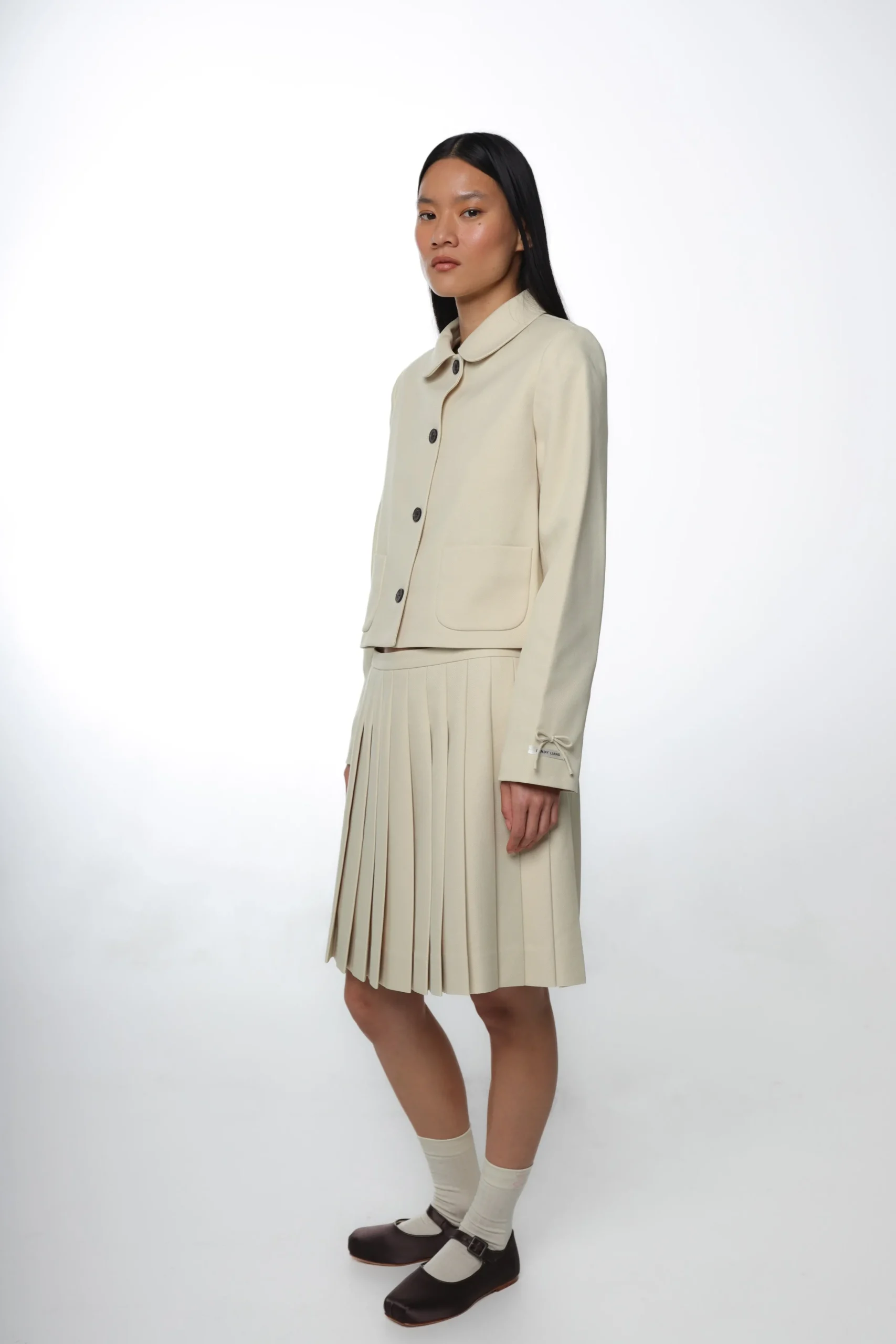 ditto_jacket_in_butter_4.webp SANDY LIANG DITTO JACKET IN BUTTER> Uniform | Outerwear