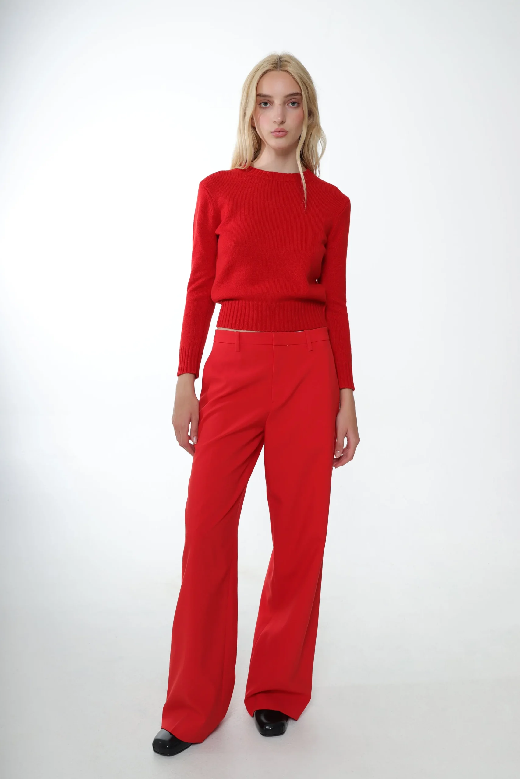 SANDY LIANG DUCK SWEATER IN RED> Knits