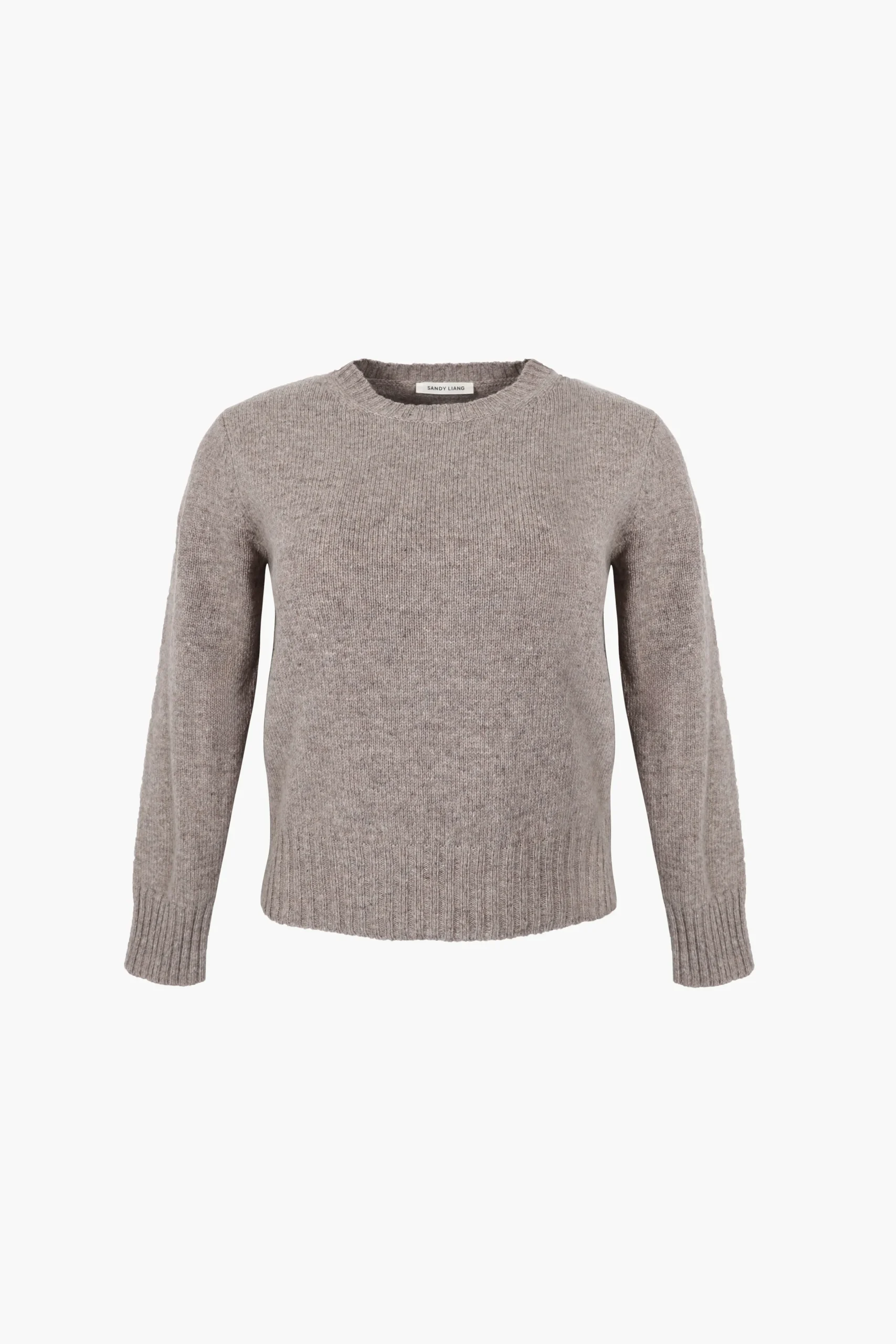 SANDY LIANG DUCK SWEATER IN TAUPE> Knits