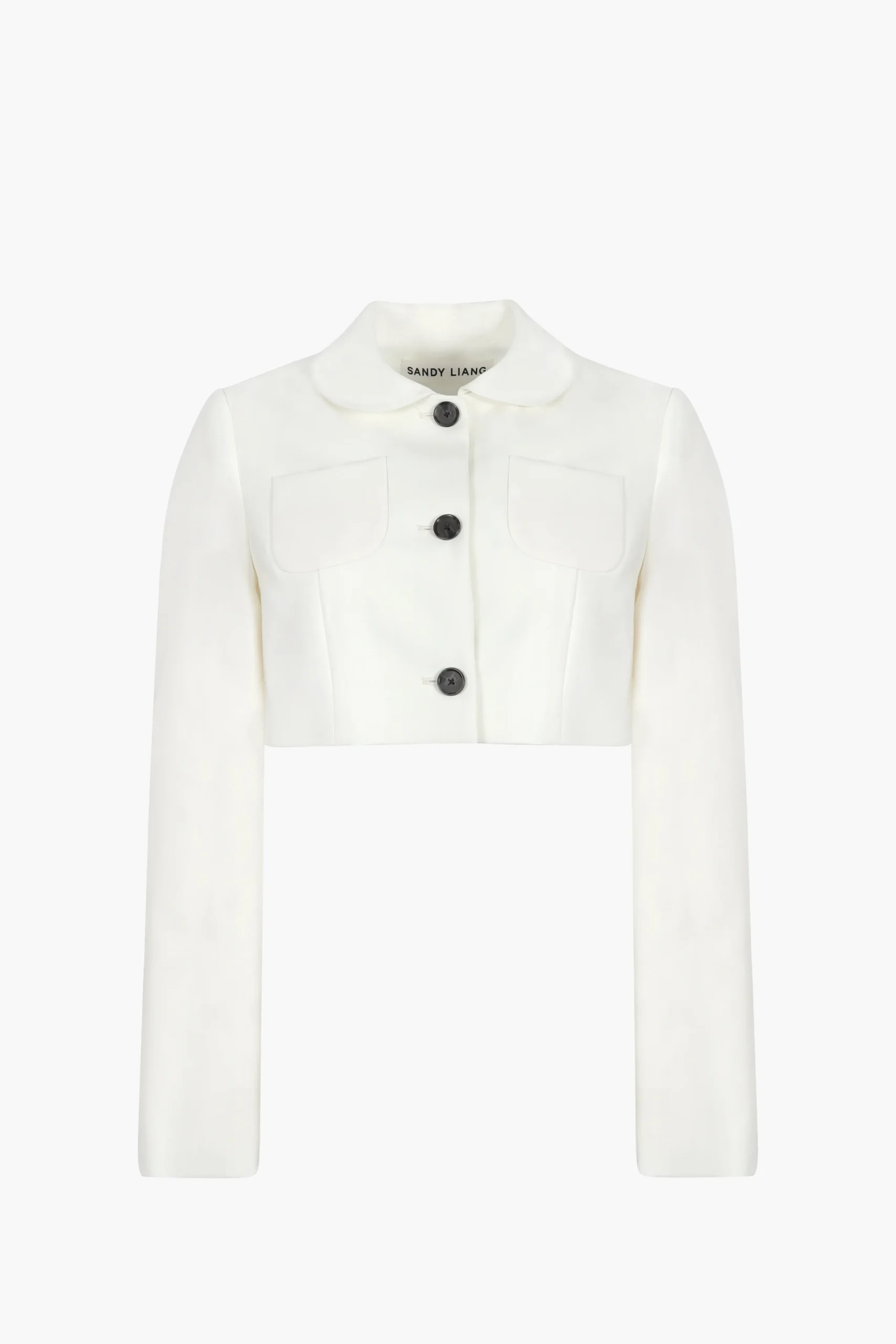 SANDY LIANG ENNIS JACKET IN BONE> Uniform | Bridal