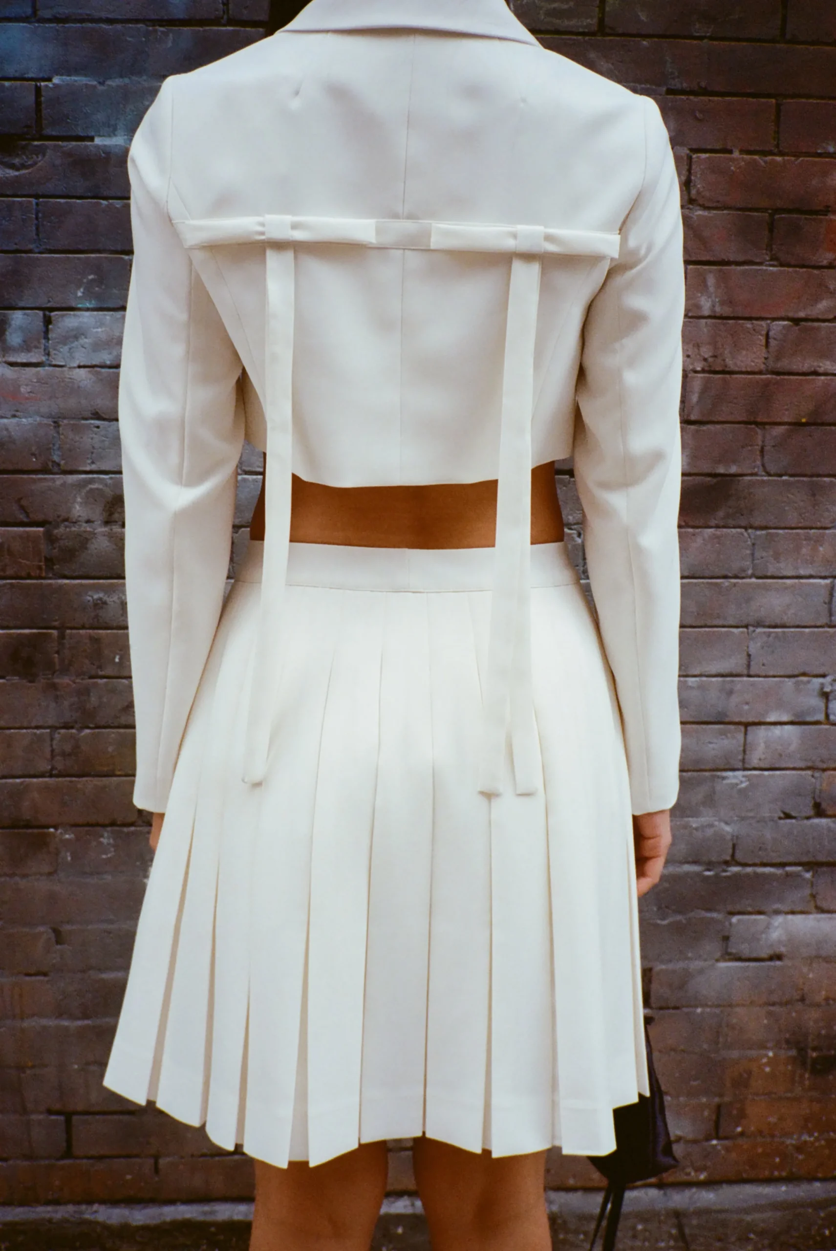SANDY LIANG ENNIS JACKET IN BONE> Uniform | Bridal