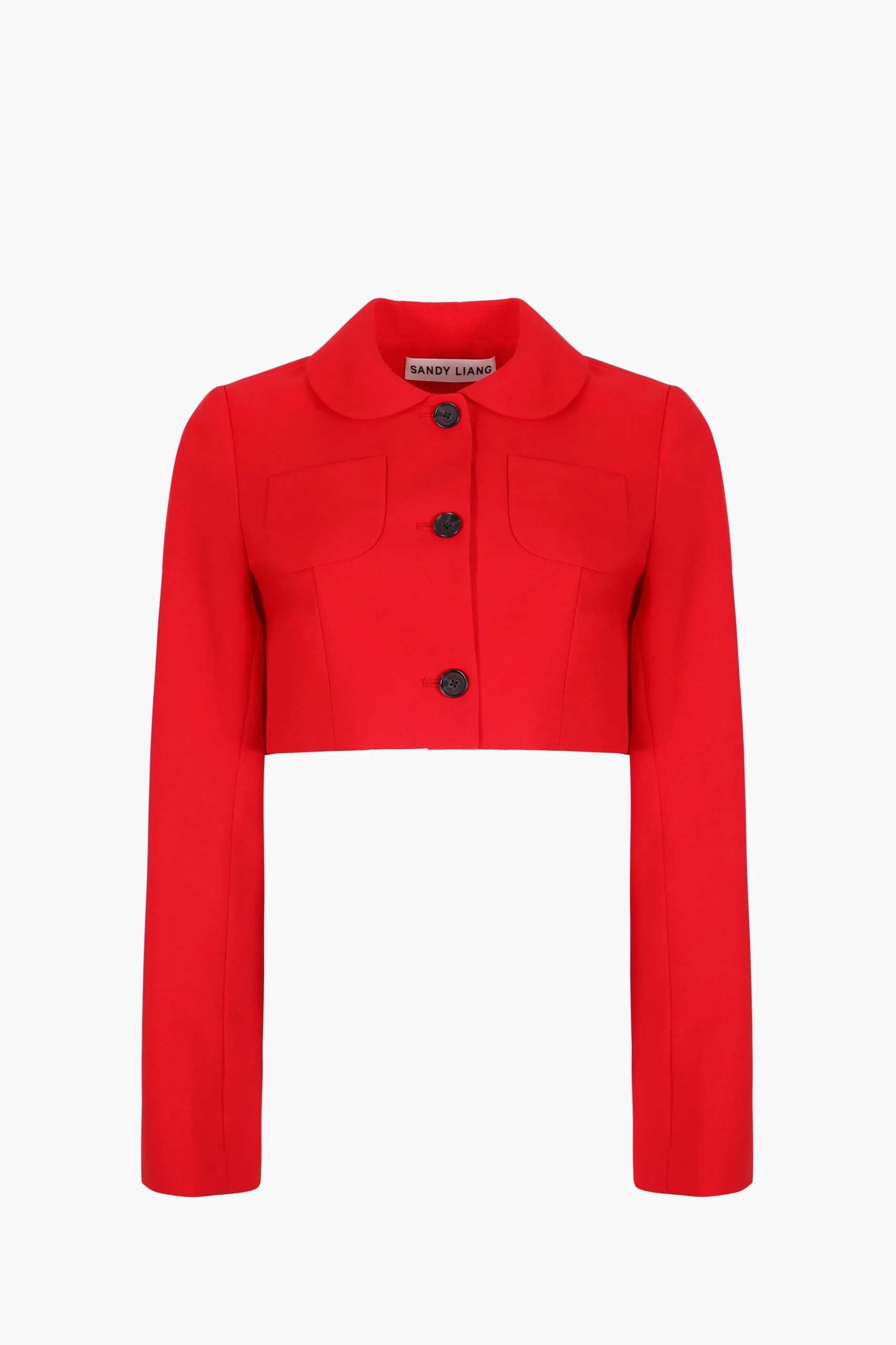 SANDY LIANG ENNIS JACKET IN RED> Uniform | Outerwear
