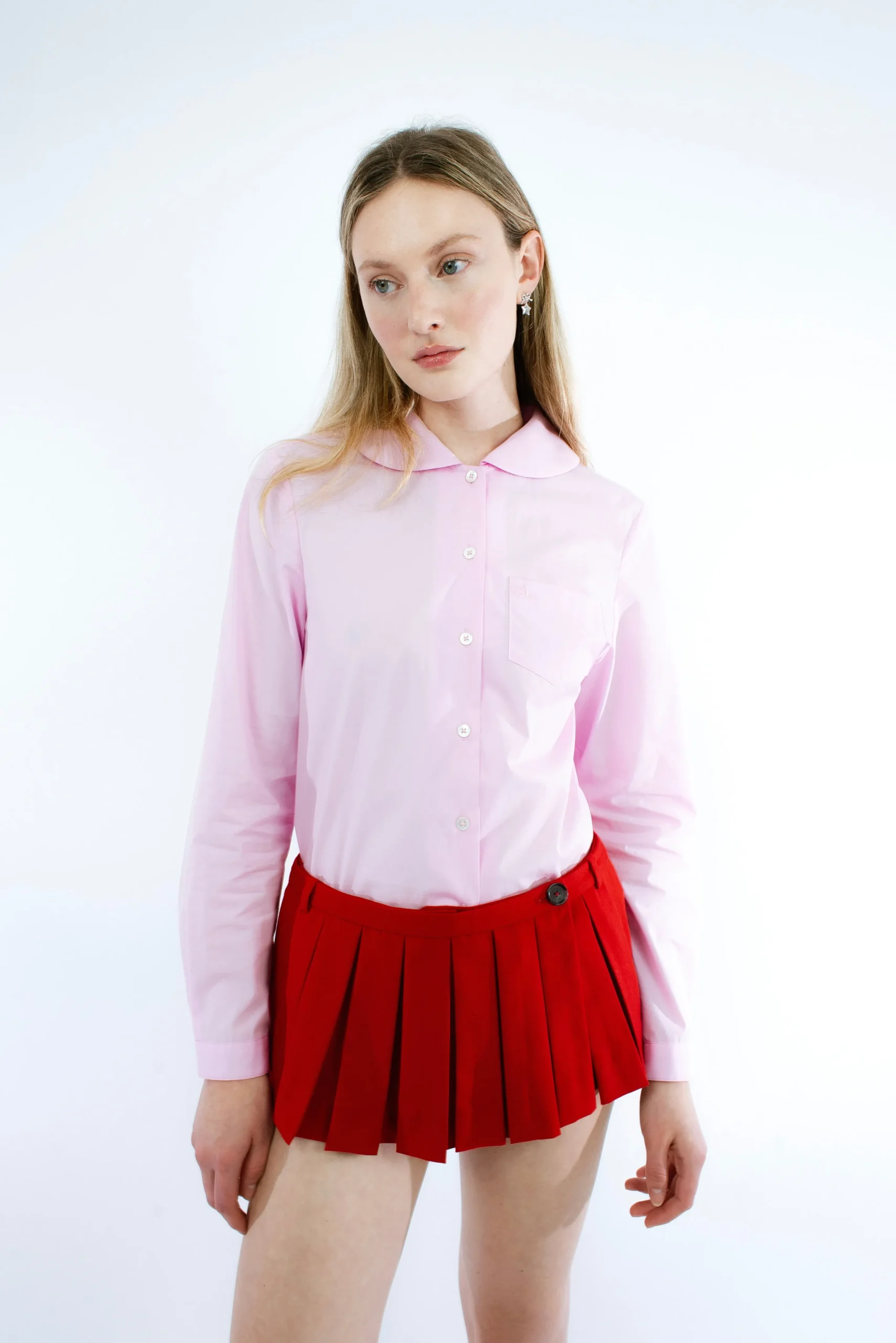 franc_skort_in_red_3.webp SANDY LIANG FRANC SKORT IN RED> Uniform | Skirts