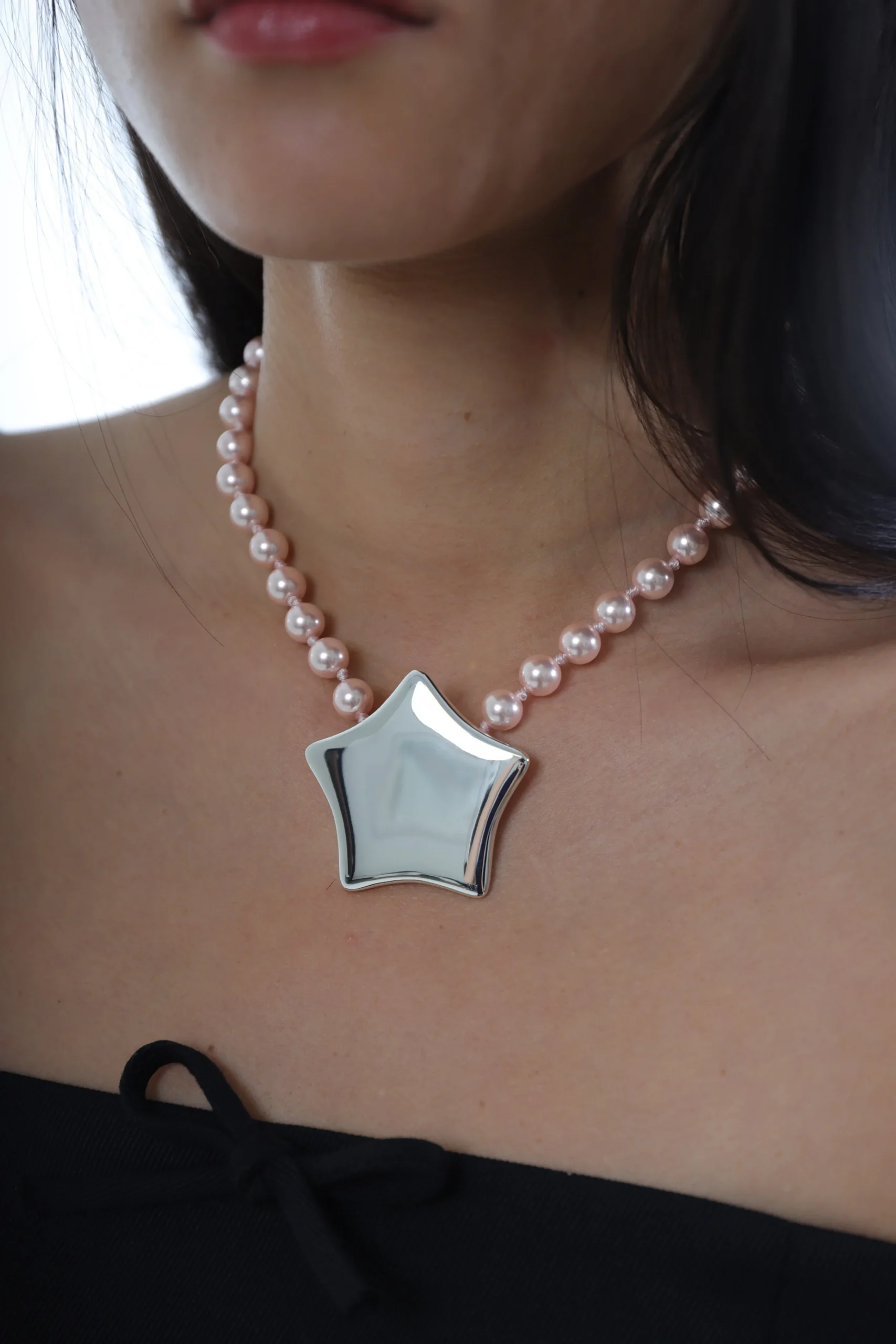 SANDY LIANG GATEAUX NECKLACE IN PINK> Necklaces