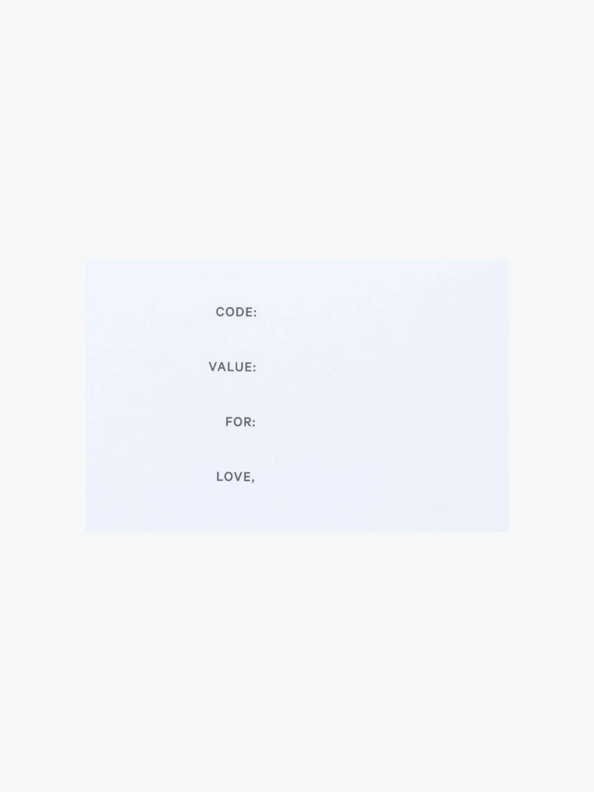 SANDY LIANG Gift Card> Hair | Outerwear