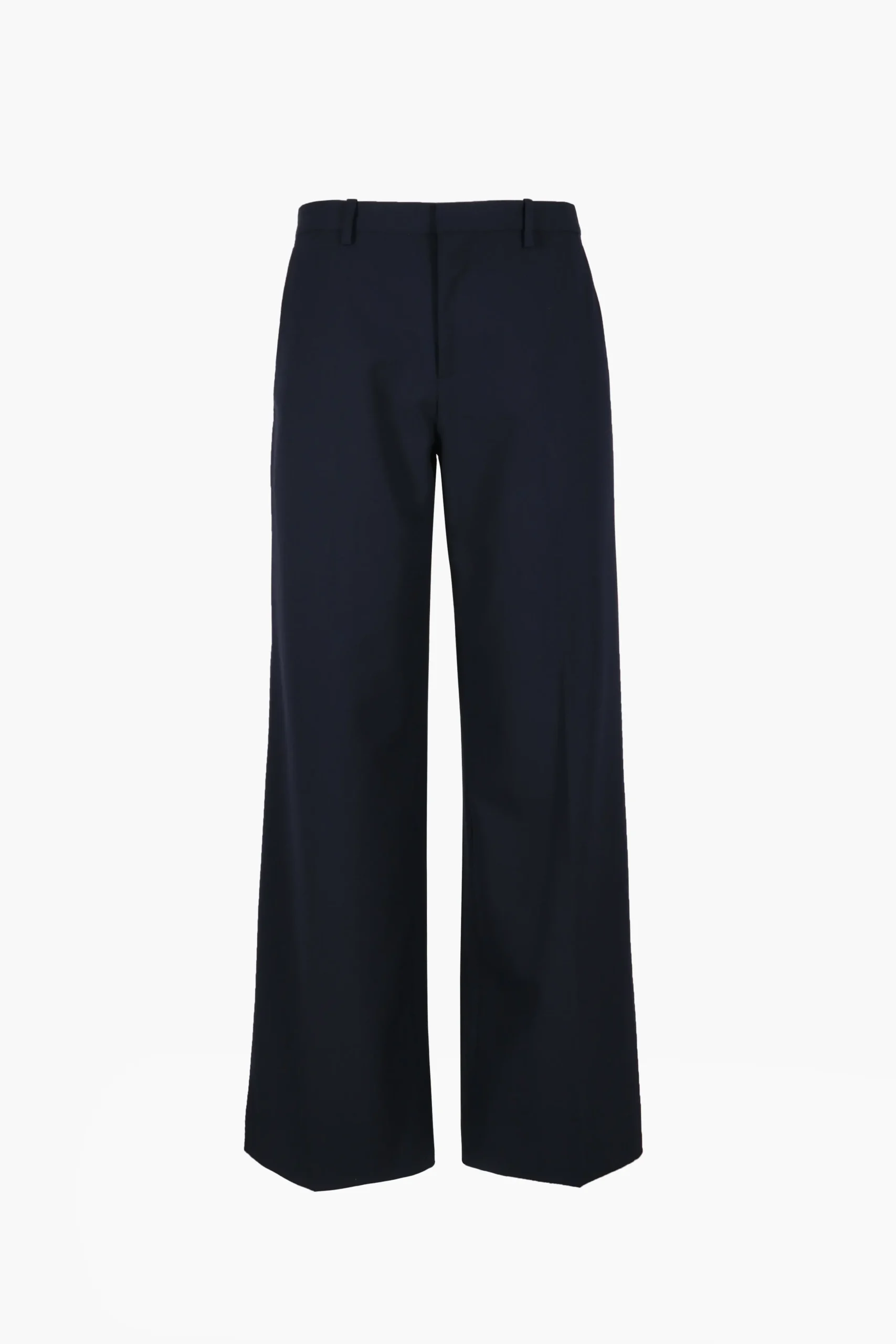 SANDY LIANG GLASS PANT IN NAVY> Uniform | Pants