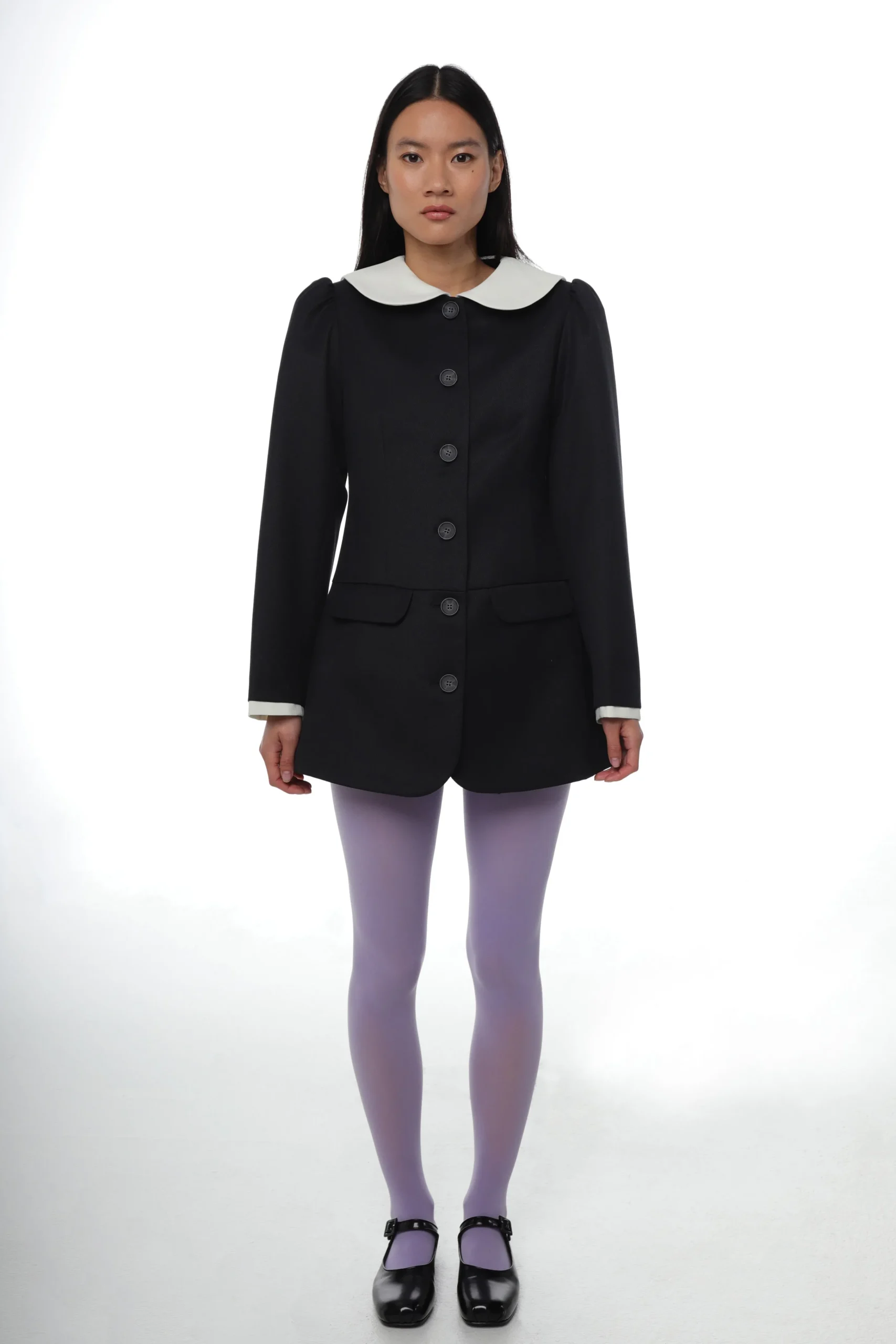 SANDY LIANG GWEN COAT IN BLACK> Dresses