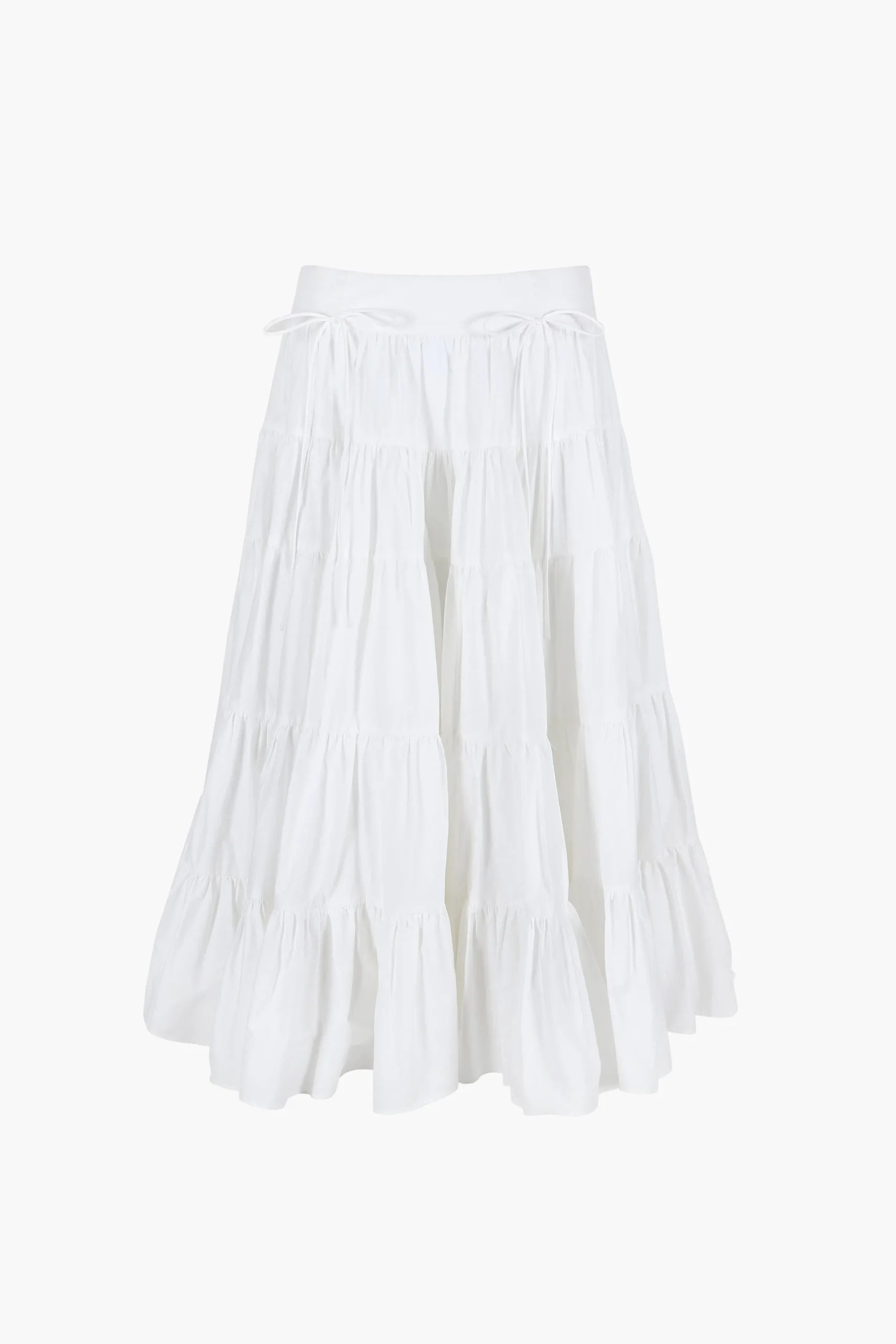 SANDY LIANG HETTI SKIRT IN WHITE> Skirts