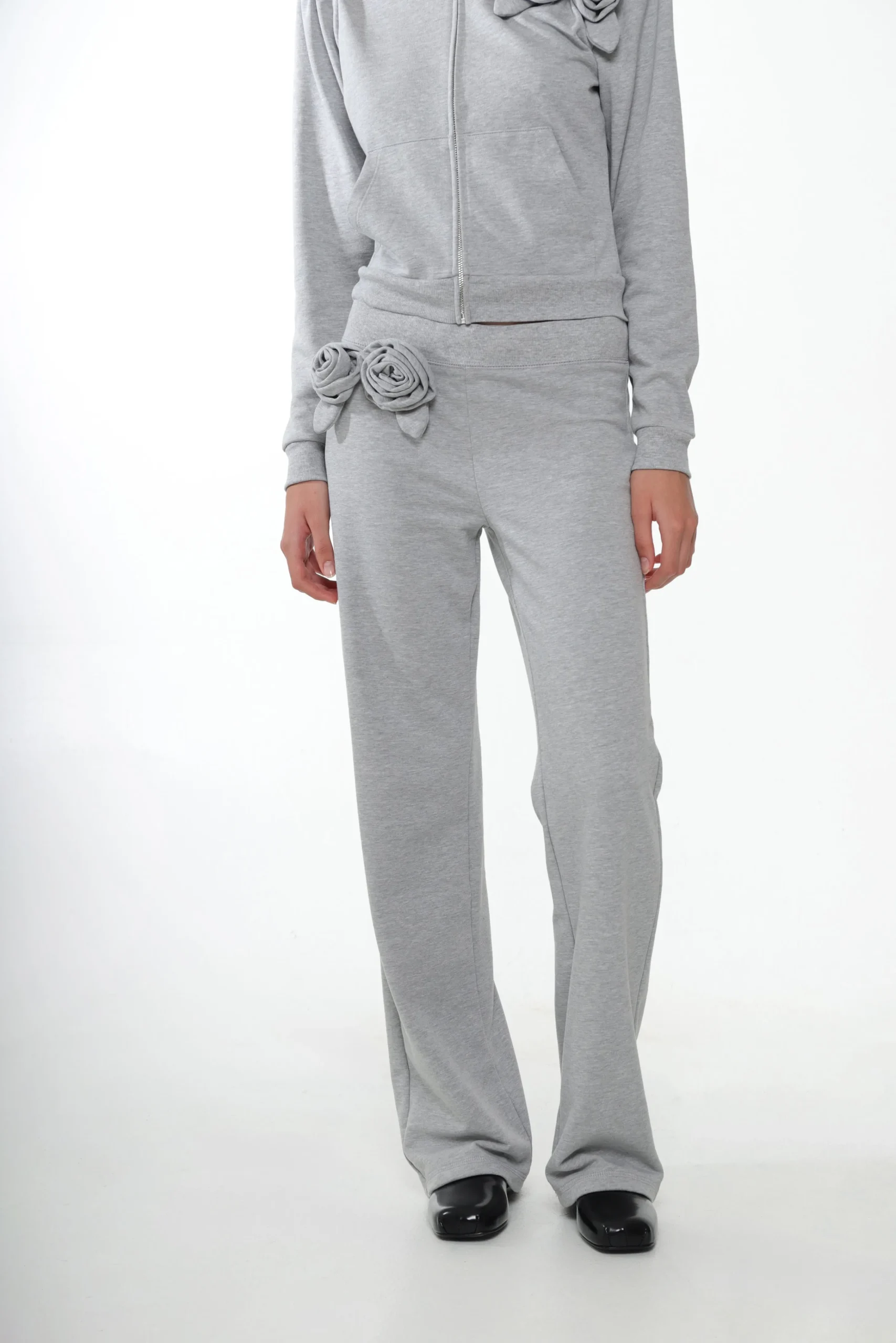 SANDY LIANG HILTON SWEATPANTS IN HEATHER GREY> Pants