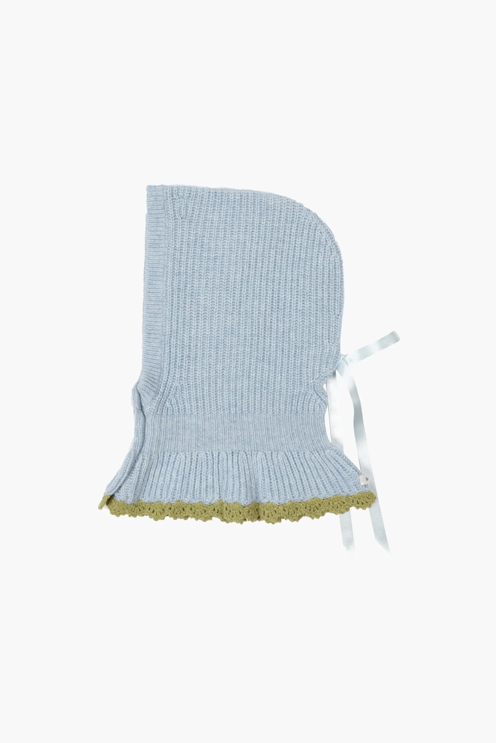 SANDY LIANG KADY BALACLAVA IN LIGHT BLUE> Knits