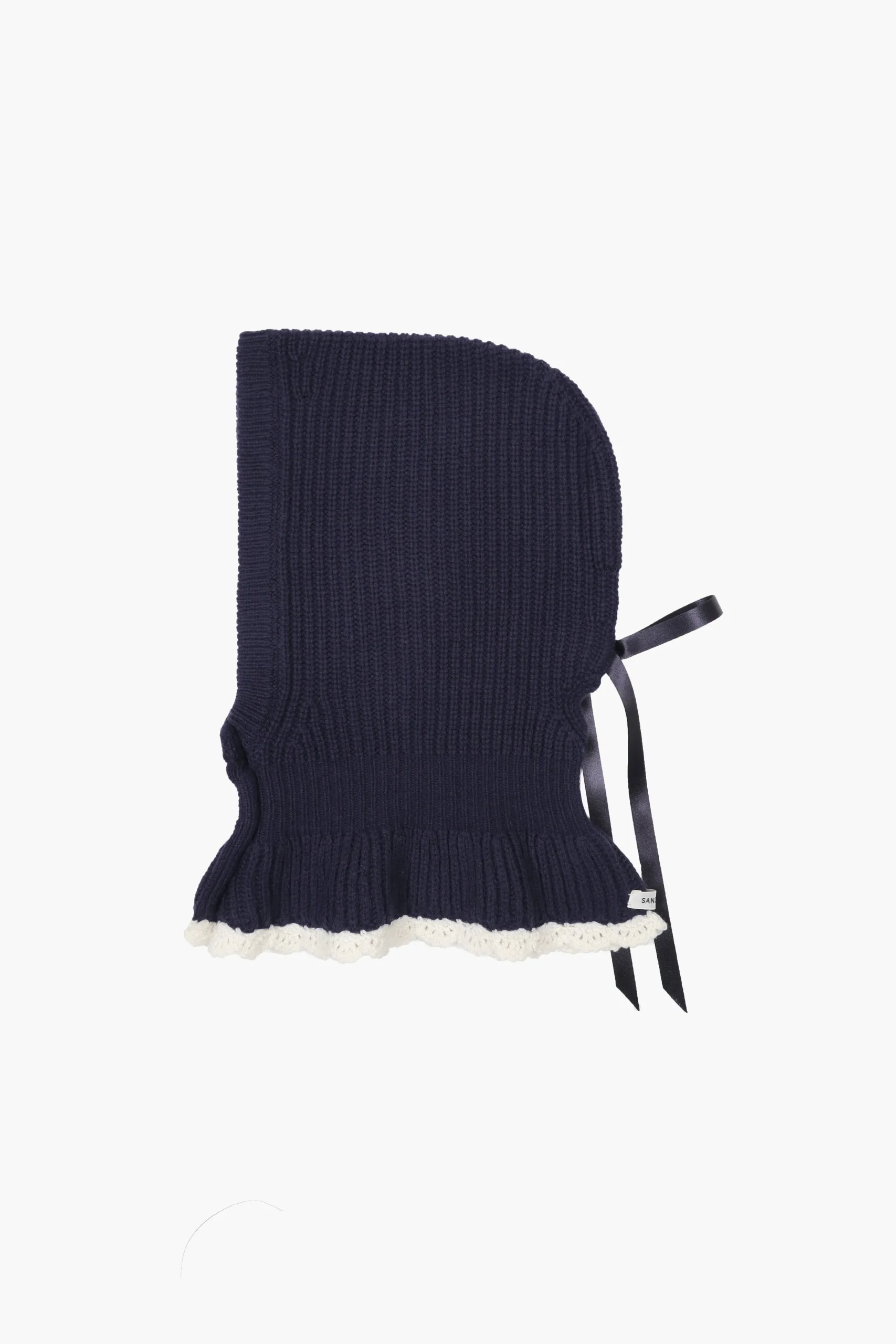 SANDY LIANG KADY BALACLAVA IN NAVY> Knits