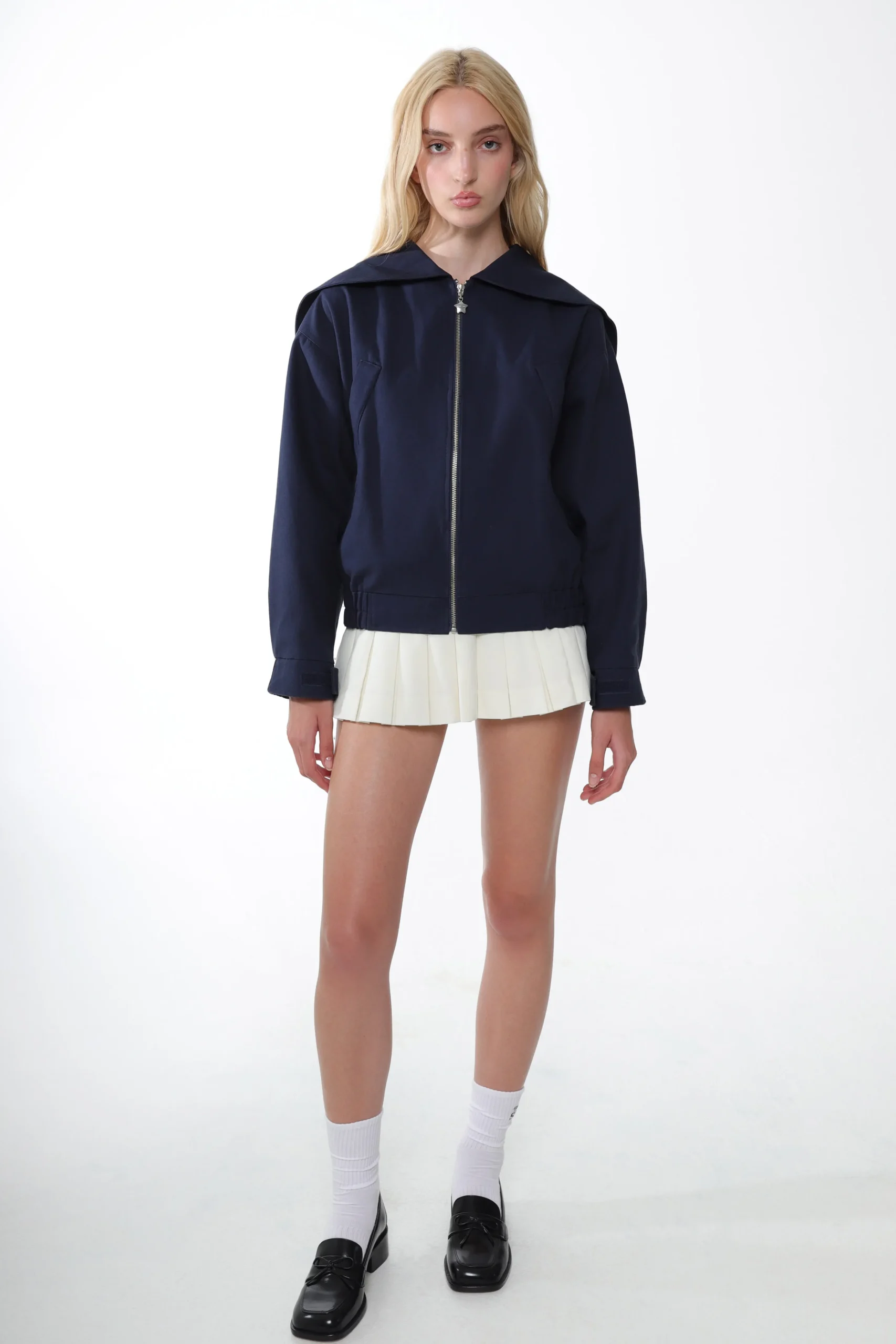 SANDY LIANG KELLOGG JACKET IN NAVY> Uniform | Outerwear