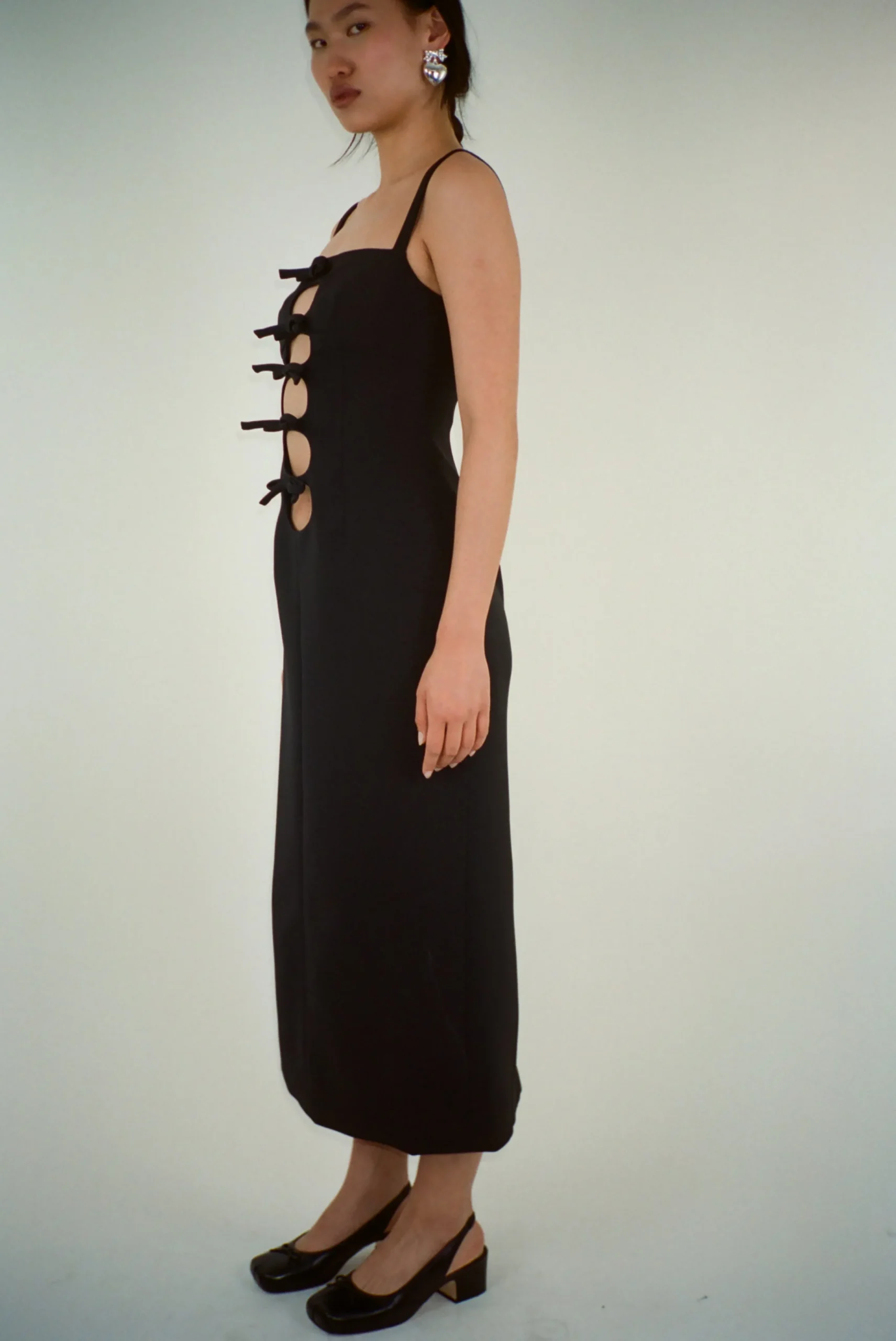 SANDY LIANG LEONIE DRESS IN BLACK> Dresses