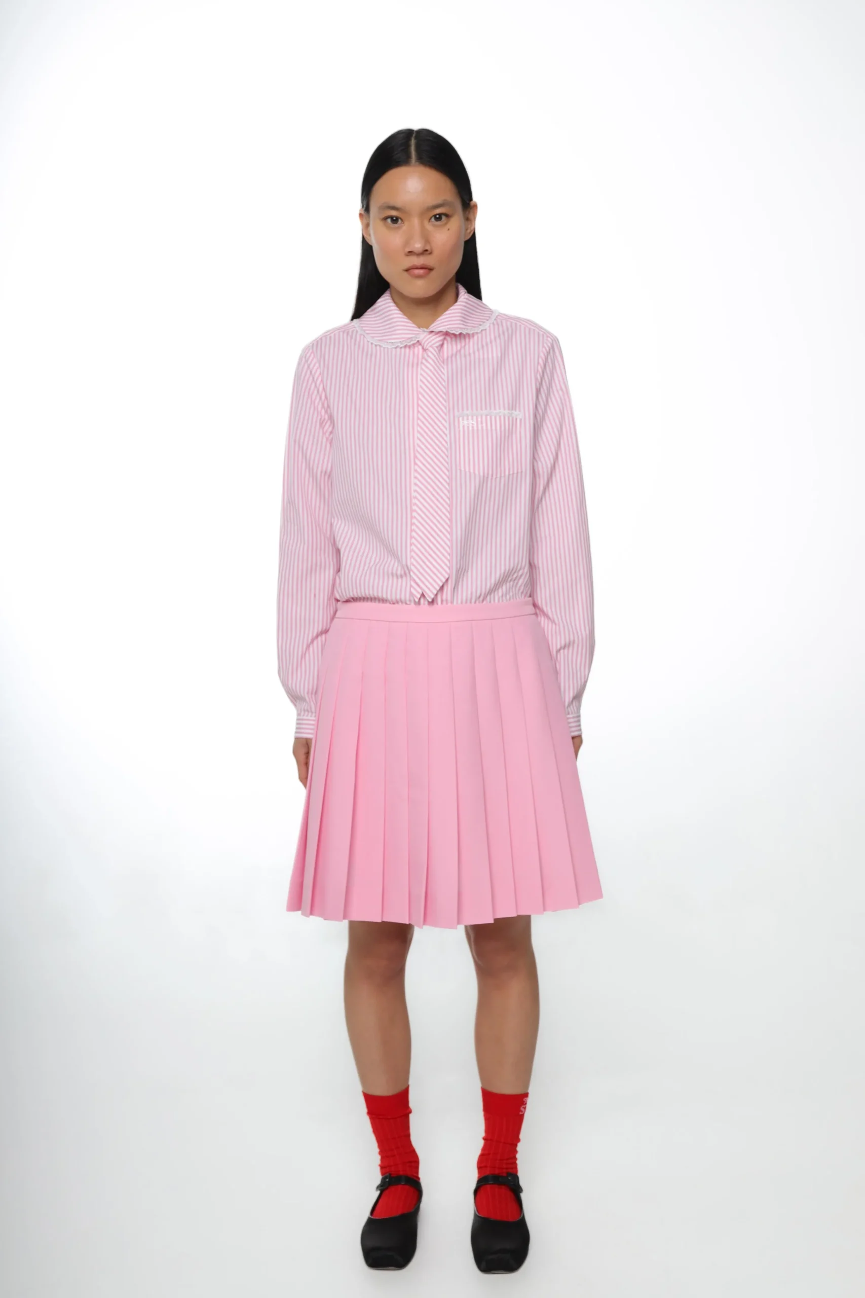SANDY LIANG LILO SKIRT IN PINK> Uniform | Skirts