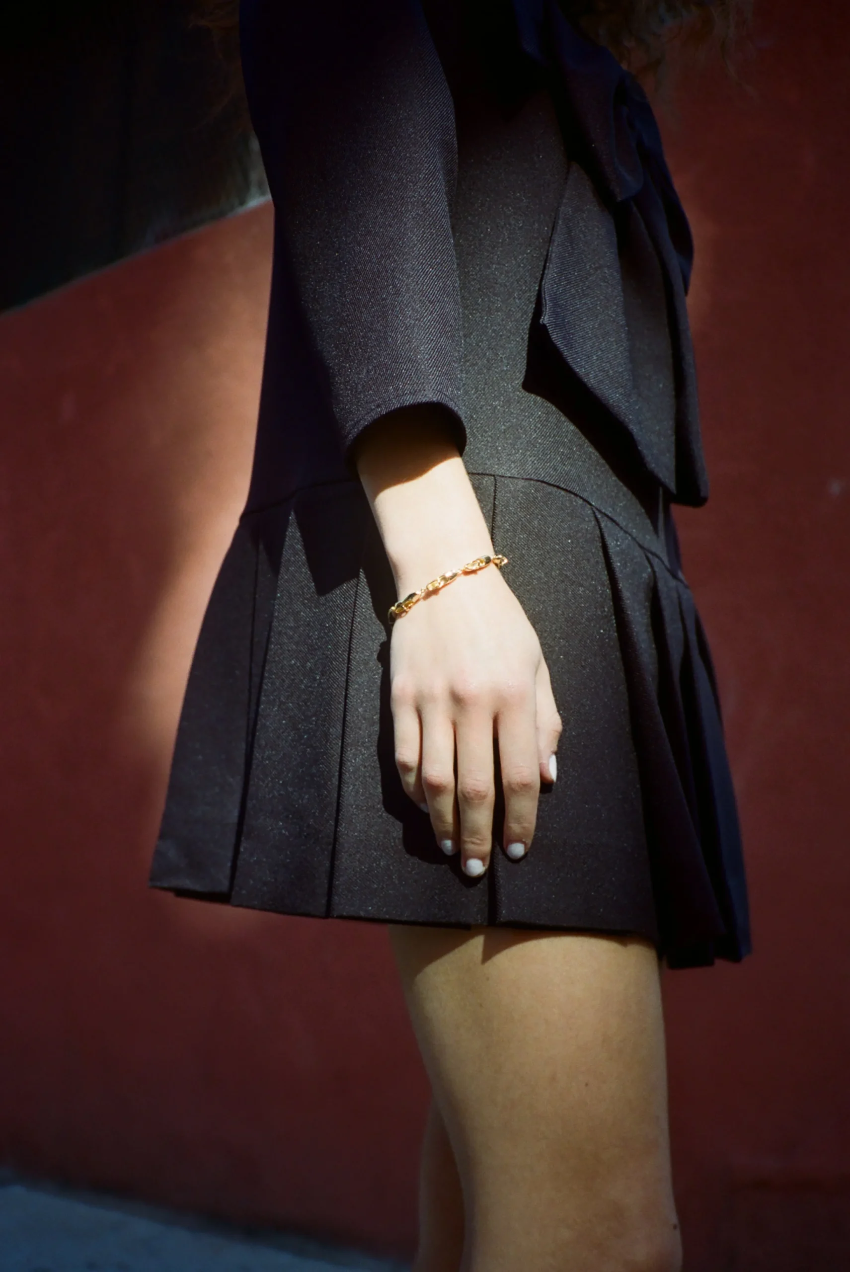 SANDY LIANG MARY JANE BRACELET IN GOLD VERMEIL> Bracelets