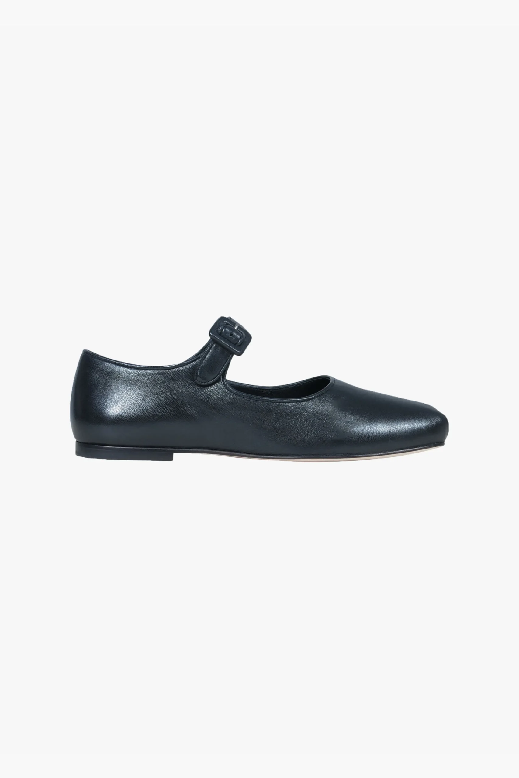 SANDY LIANG MARY JANE POINTE IN BLACK NAPPA> Uniform | Shoes