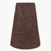 SANDY LIANG MERCURY SKIRT IN ESPRESSO> Skirts