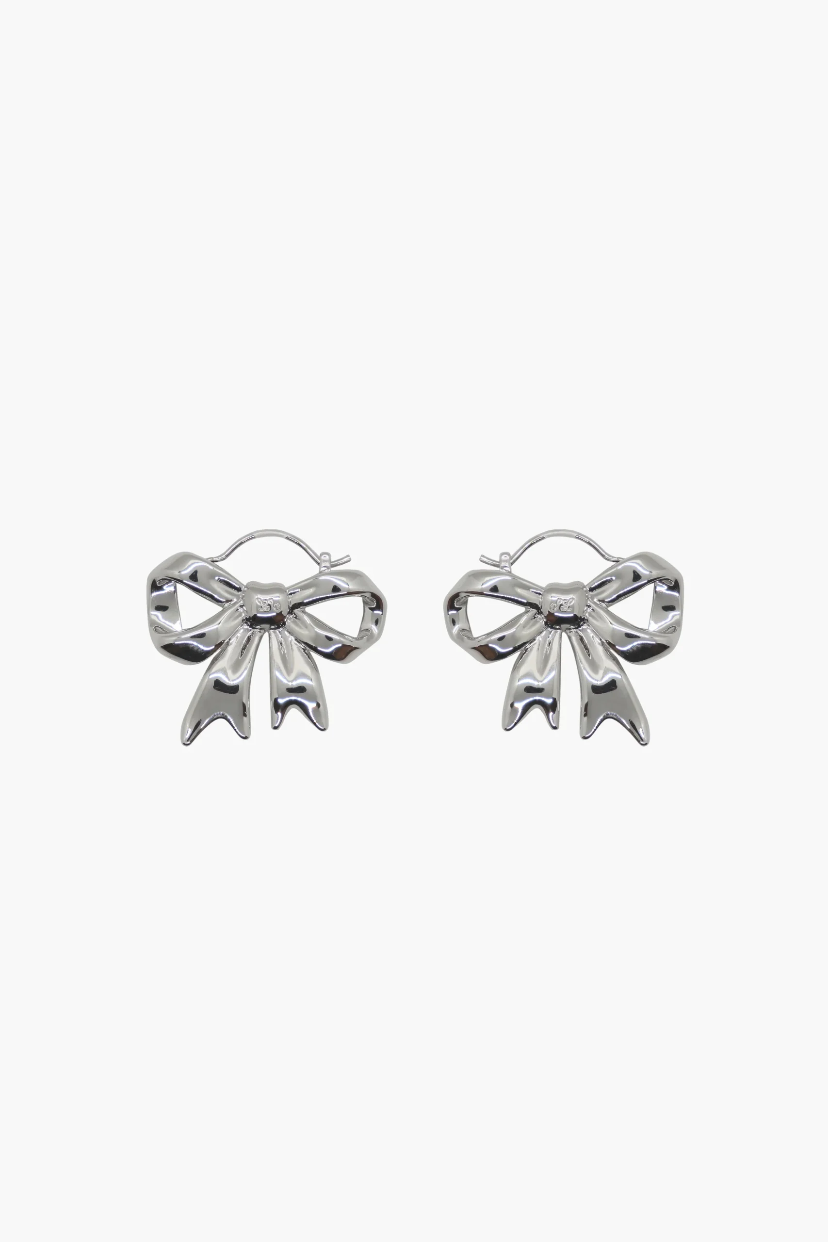 SANDY LIANG MONYO HOOPS IN SILVER> Earrings