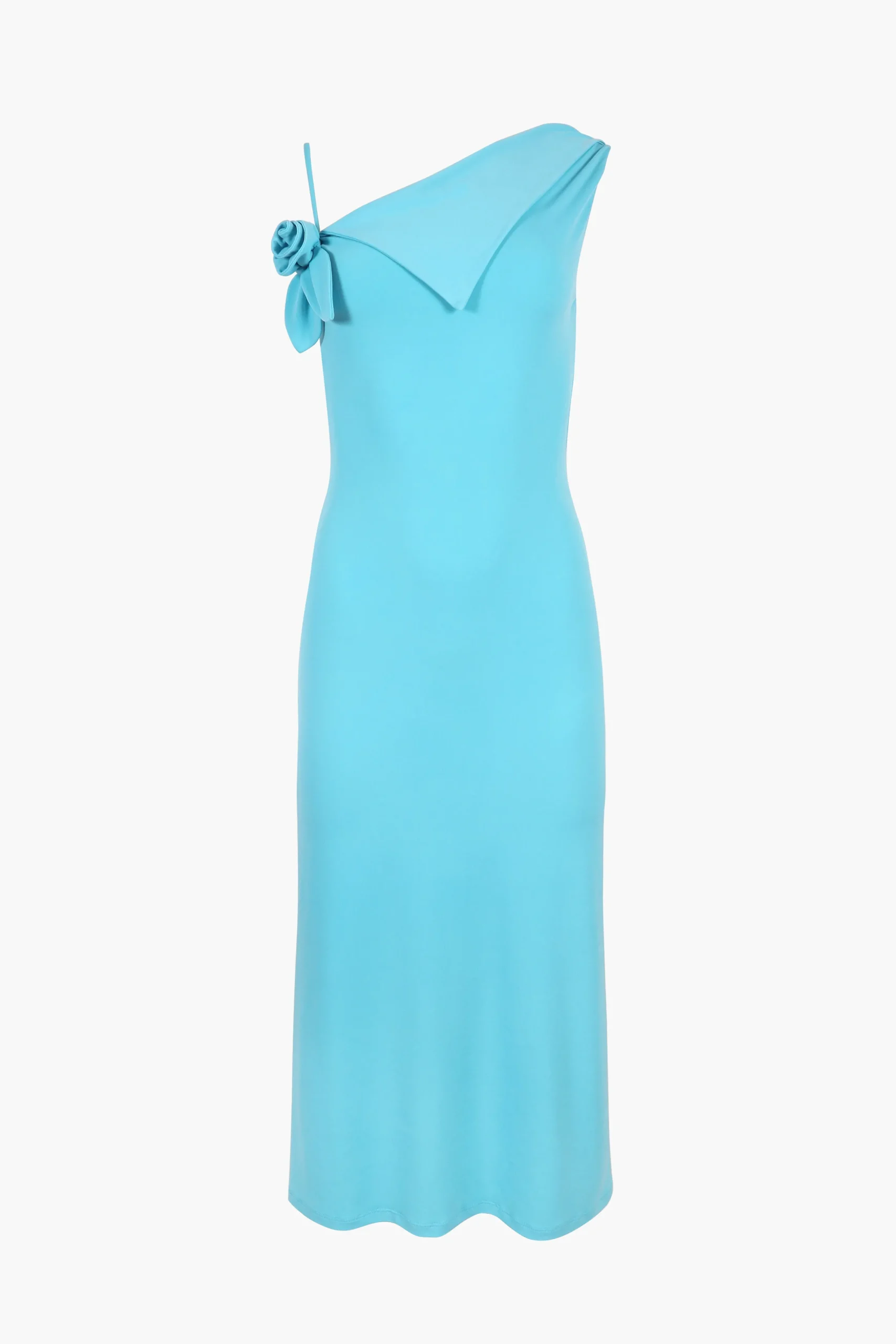SANDY LIANG OTTER DRESS IN TURQUOISE> Dresses