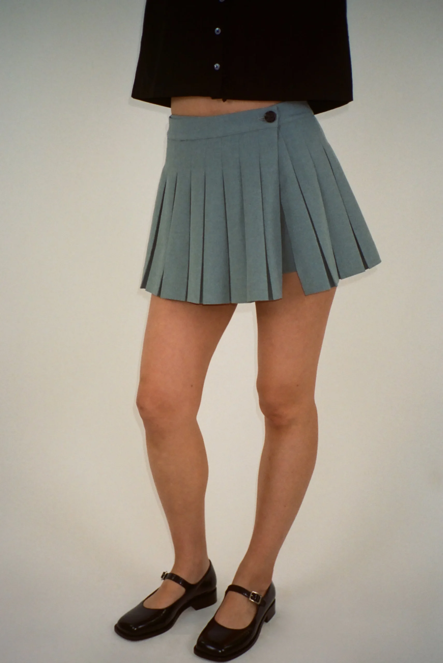 paris_skort_in_grey_3.webp SANDY LIANG PARIS SKORT IN GREY> Uniform | Skirts