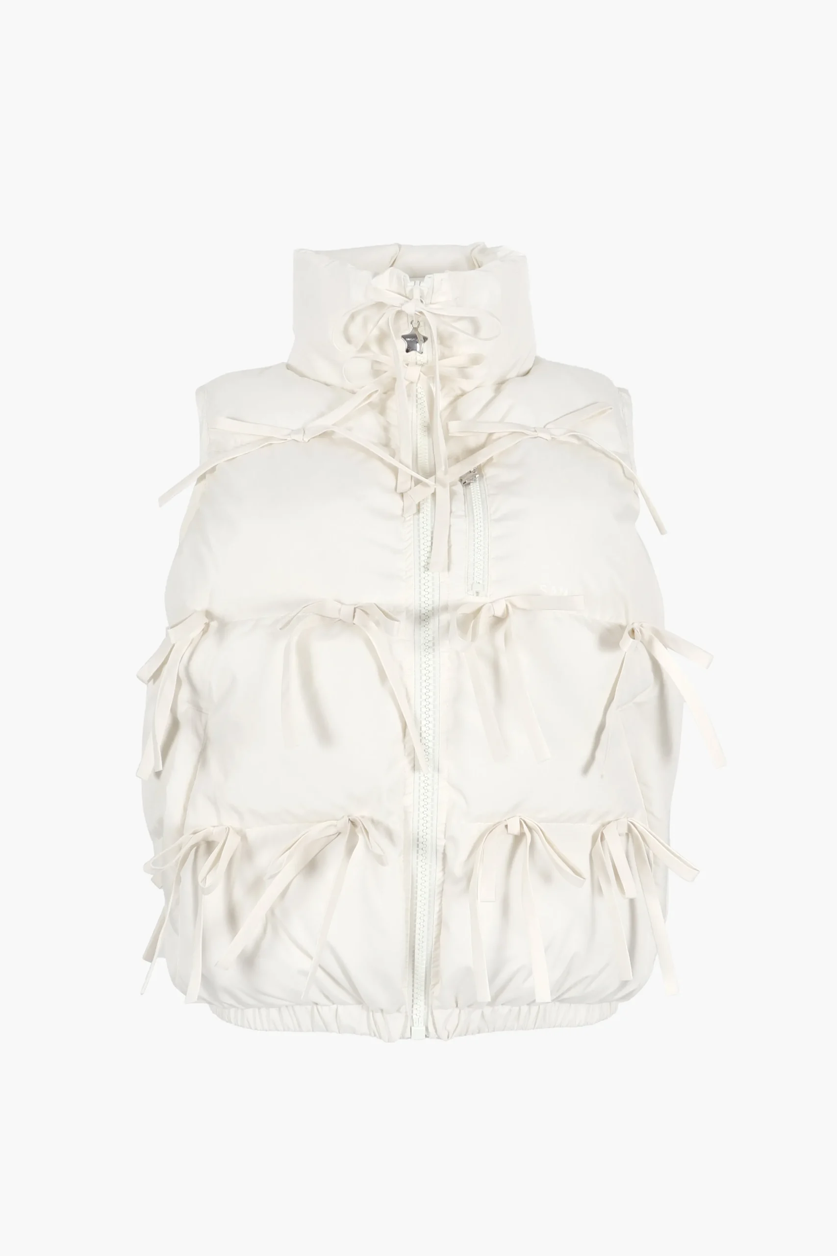 SANDY LIANG PATRO VEST IN IVORY> Outerwear