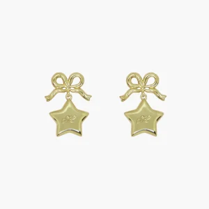 SANDY LIANG PIPPY STUDS IN GOLD VERMEIL> Earrings