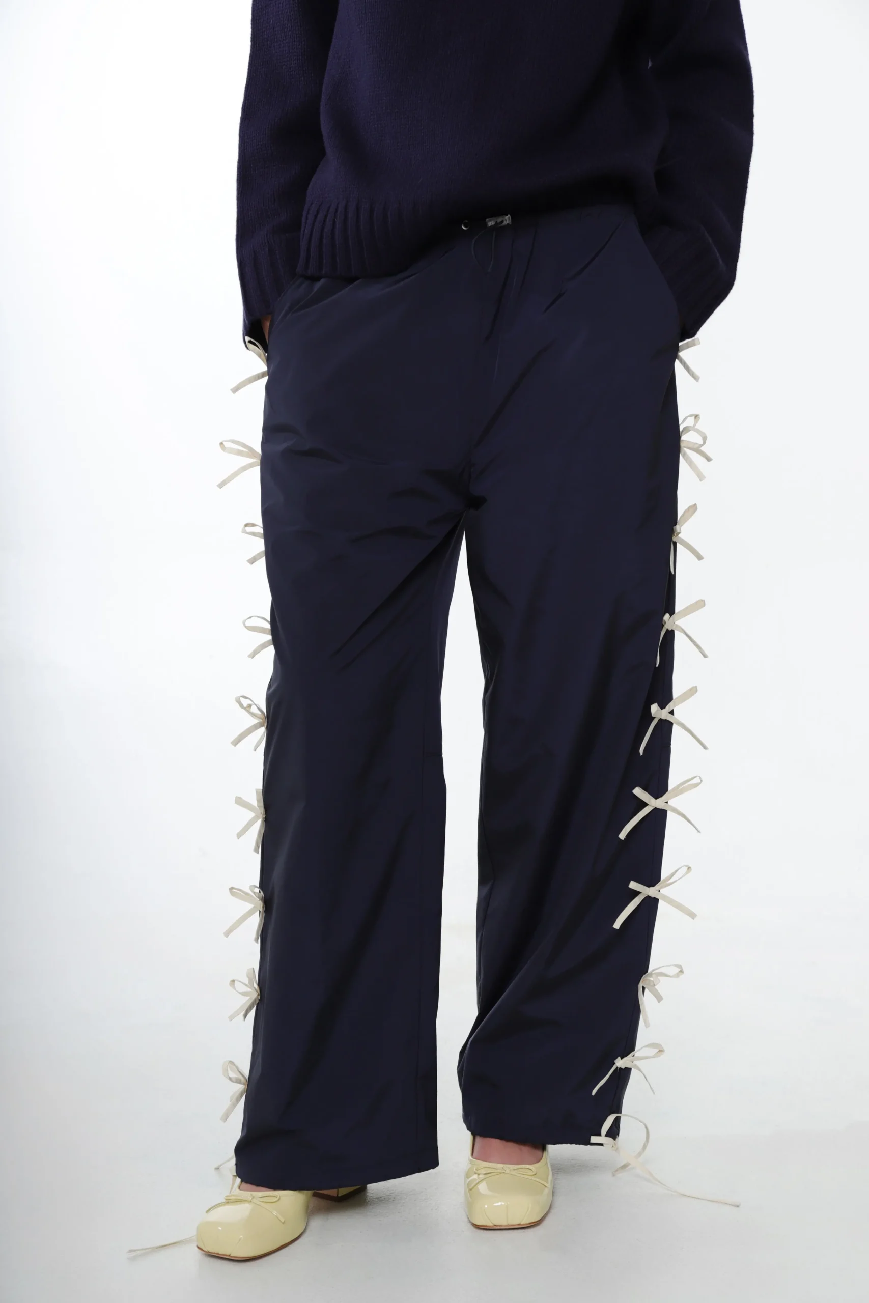 SANDY LIANG POPPET PANT IN NAVY> Pants
