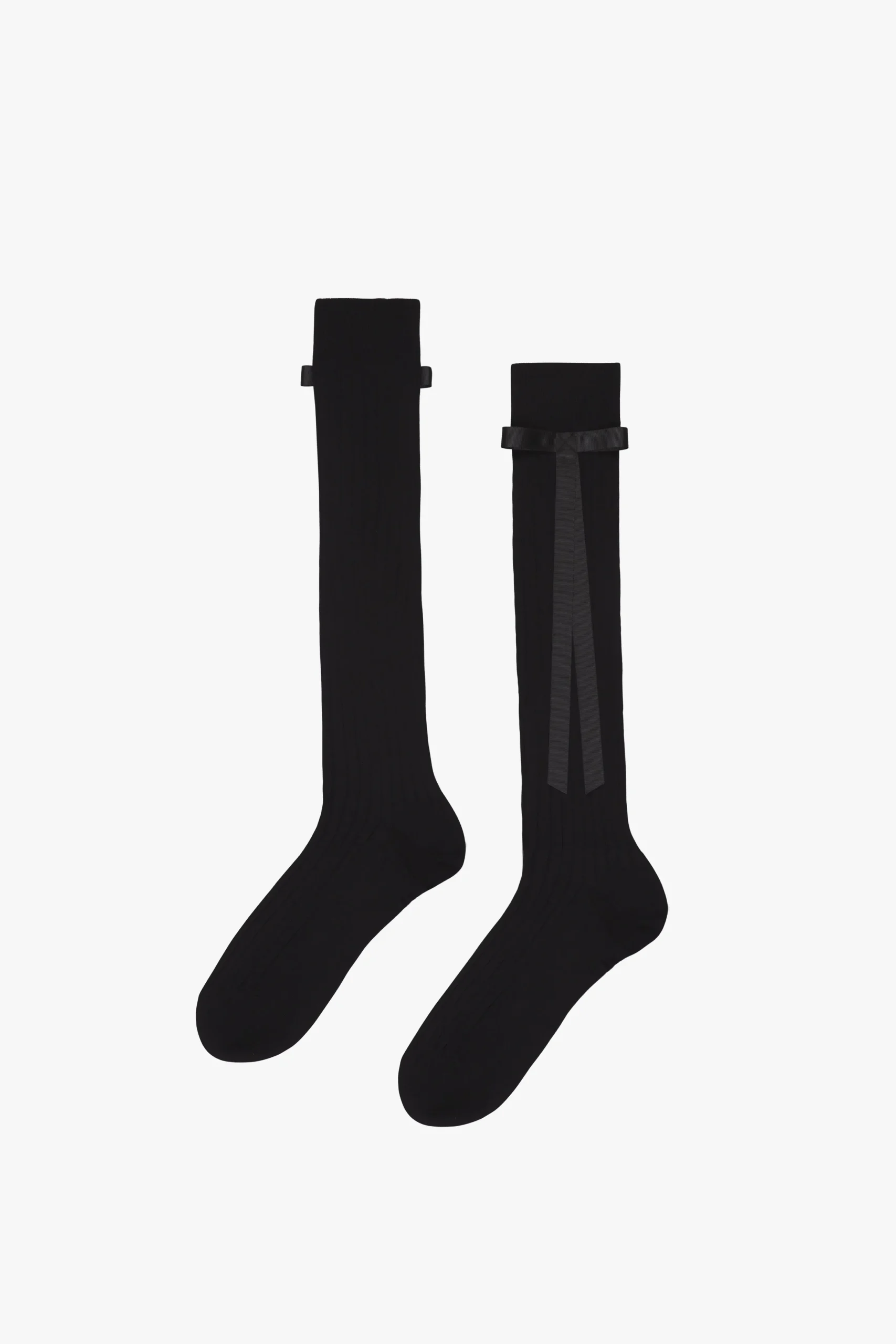 SANDY LIANG RECITAL SOCKS IN BLACK> Uniform | Socks