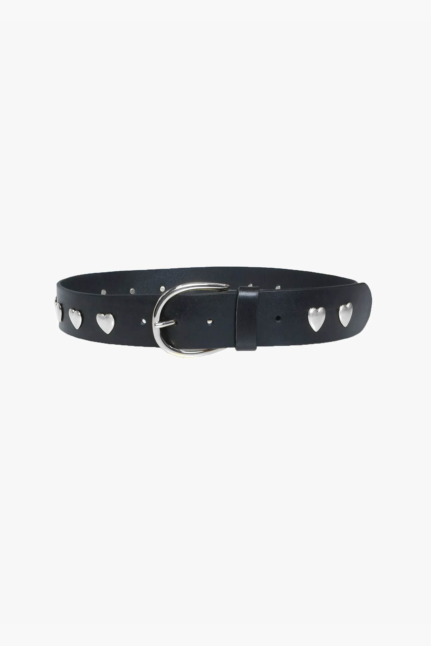 SANDY LIANG RIVETTO BELT IN SILVER> Belts