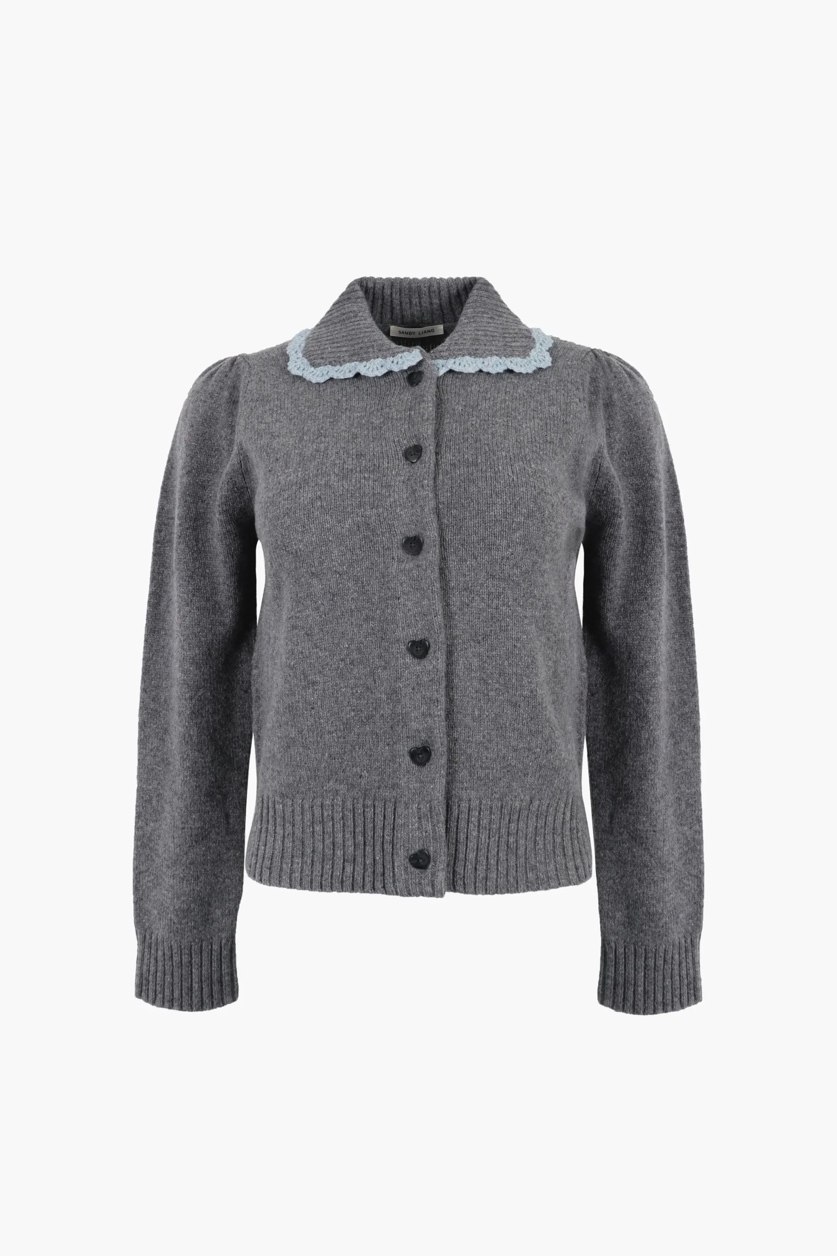 SANDY LIANG ROCHE CARDIGAN IN CHARCOAL> Knits