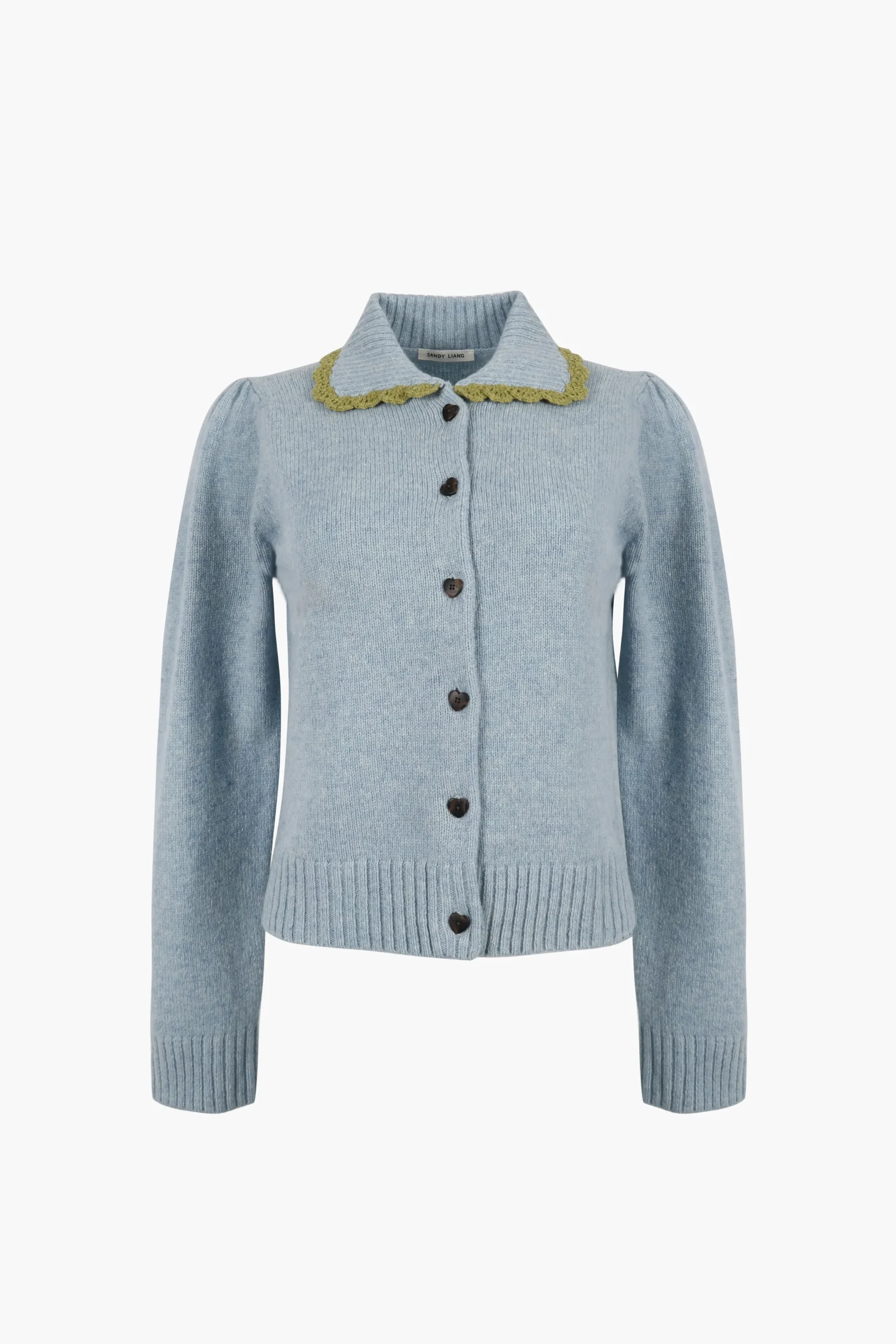 SANDY LIANG ROCHE CARDIGAN IN LIGHT BLUE> Knits