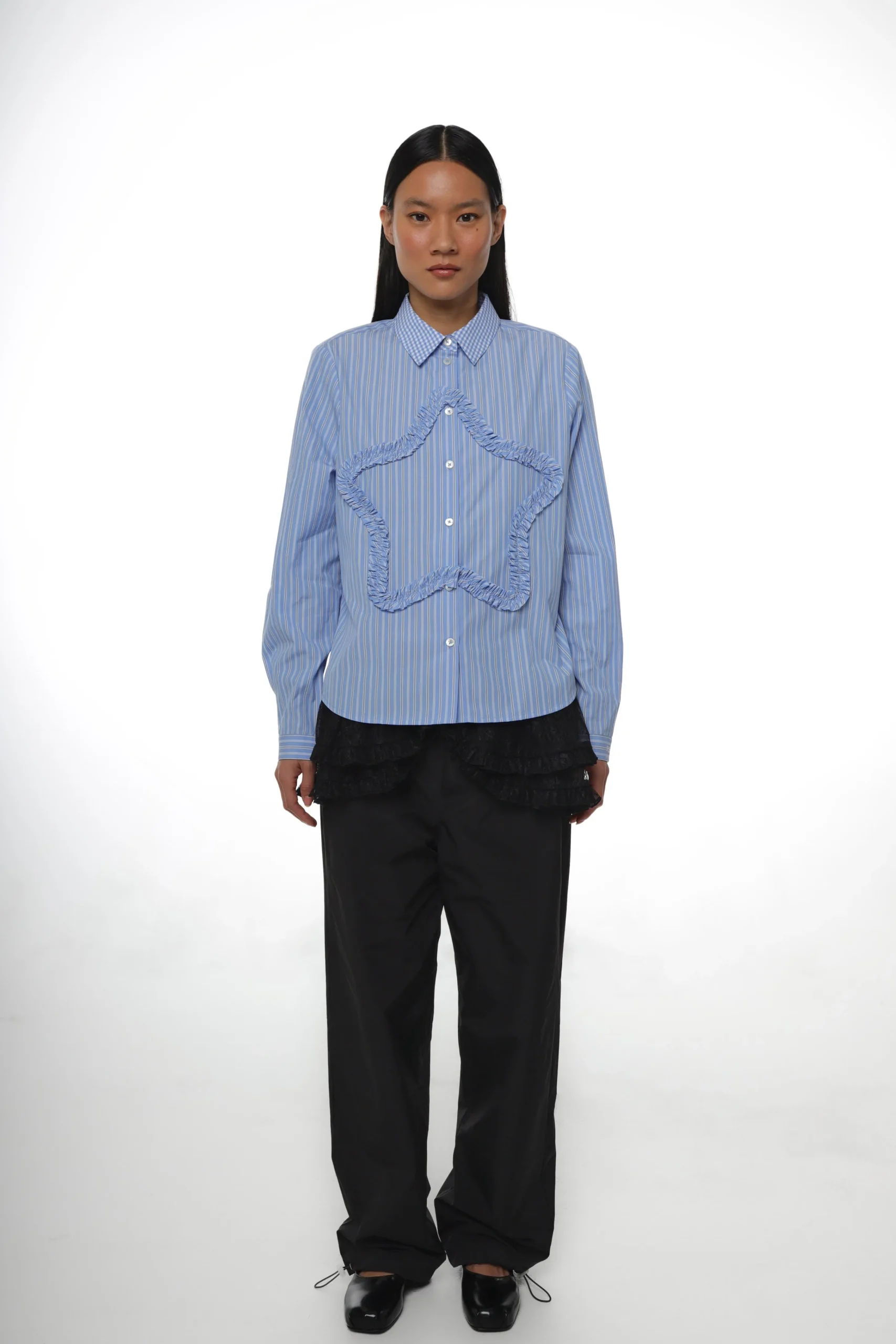 SANDY LIANG RODEZ PANTS IN BLACK> Pants