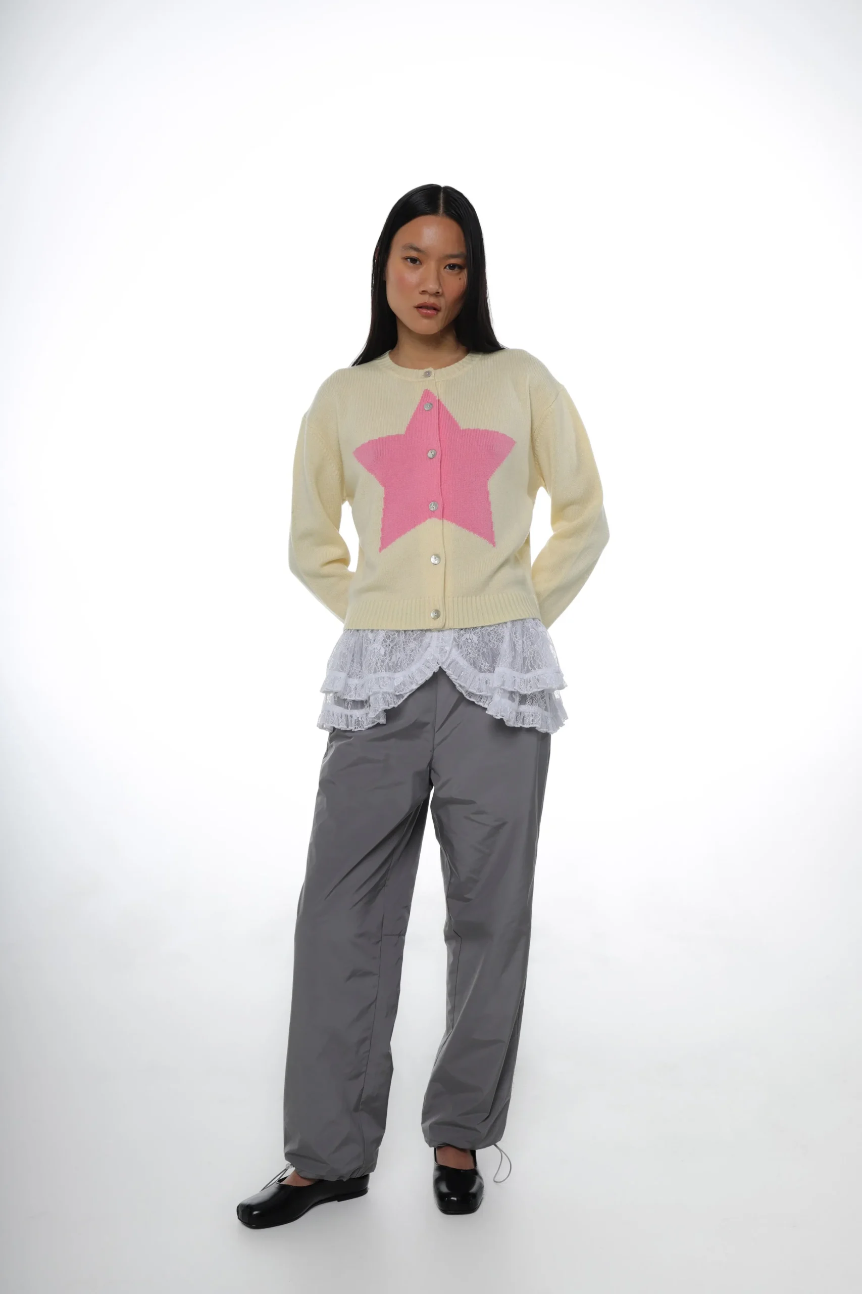 SANDY LIANG RODEZ PANTS IN GREY> Pants