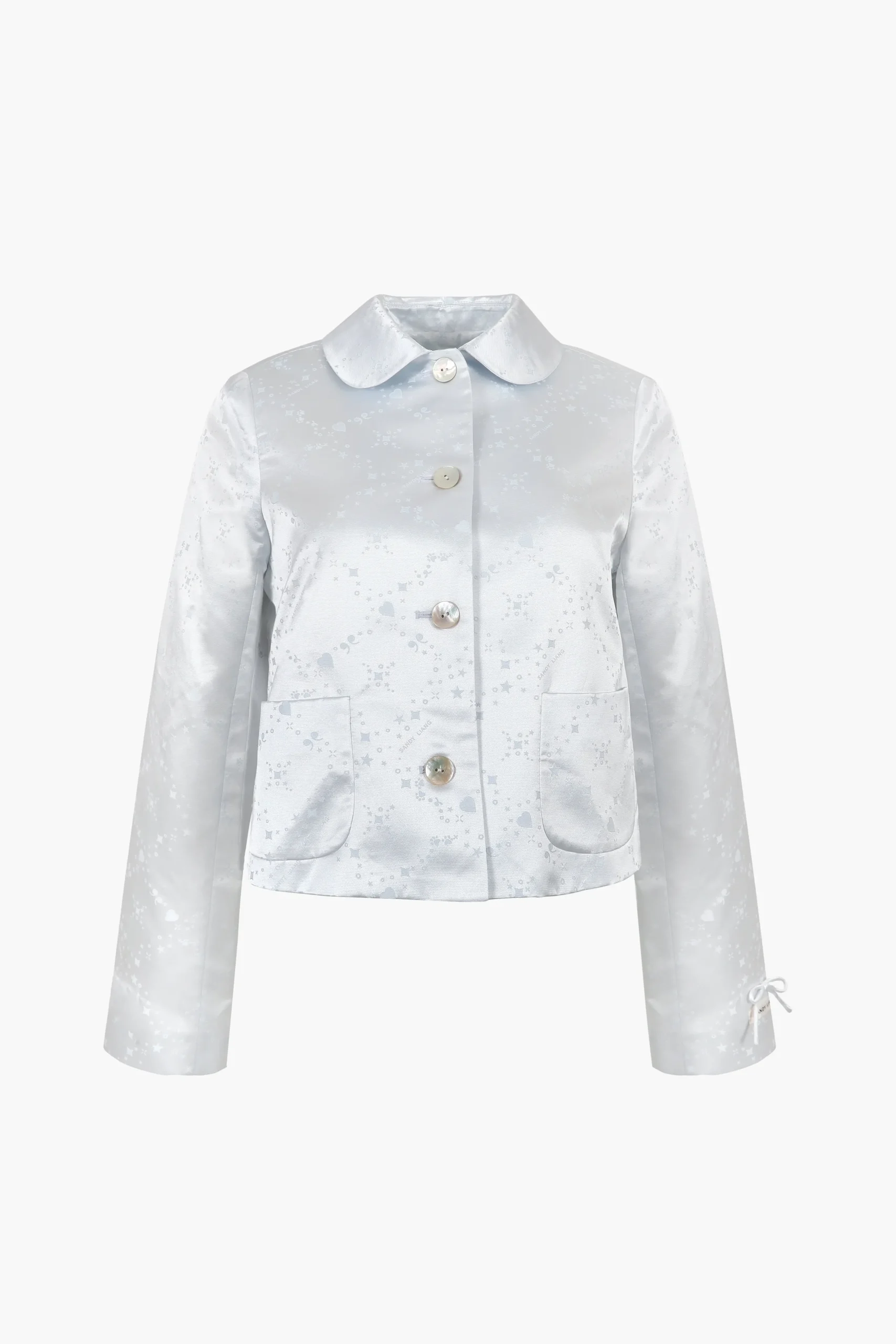 SANDY LIANG SHELBY JACKET IN ICE BLUE> Bridal | Outerwear