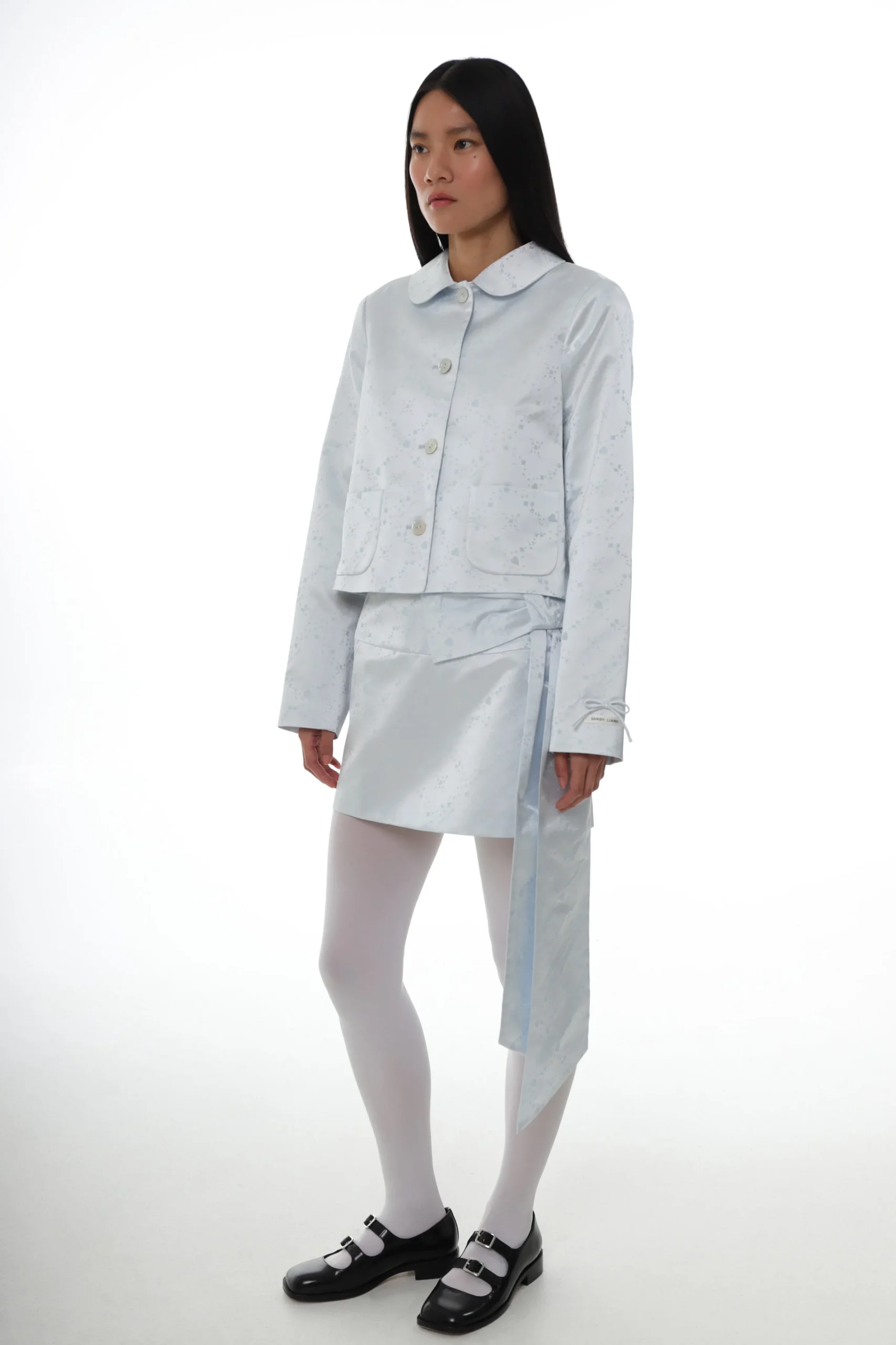 SANDY LIANG SHELBY JACKET IN ICE BLUE> Bridal | Outerwear