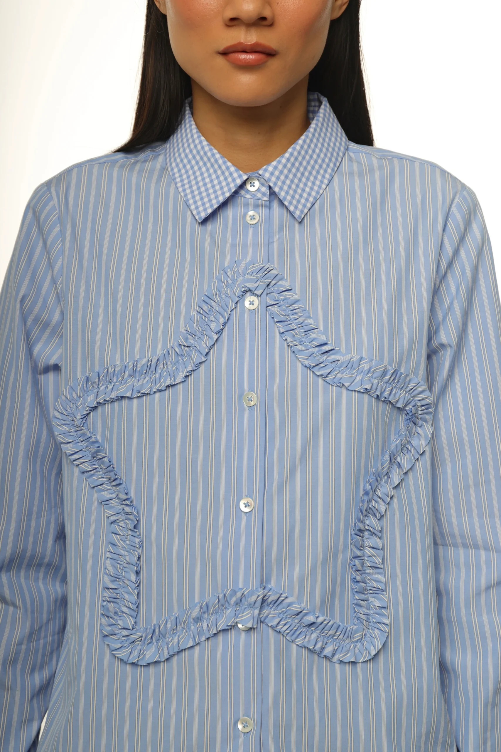 sirius_shirt_in_light_blue_stripe_3.webp SANDY LIANG SIRIUS SHIRT IN LIGHT BLUE STRIPE> Uniform | Tops