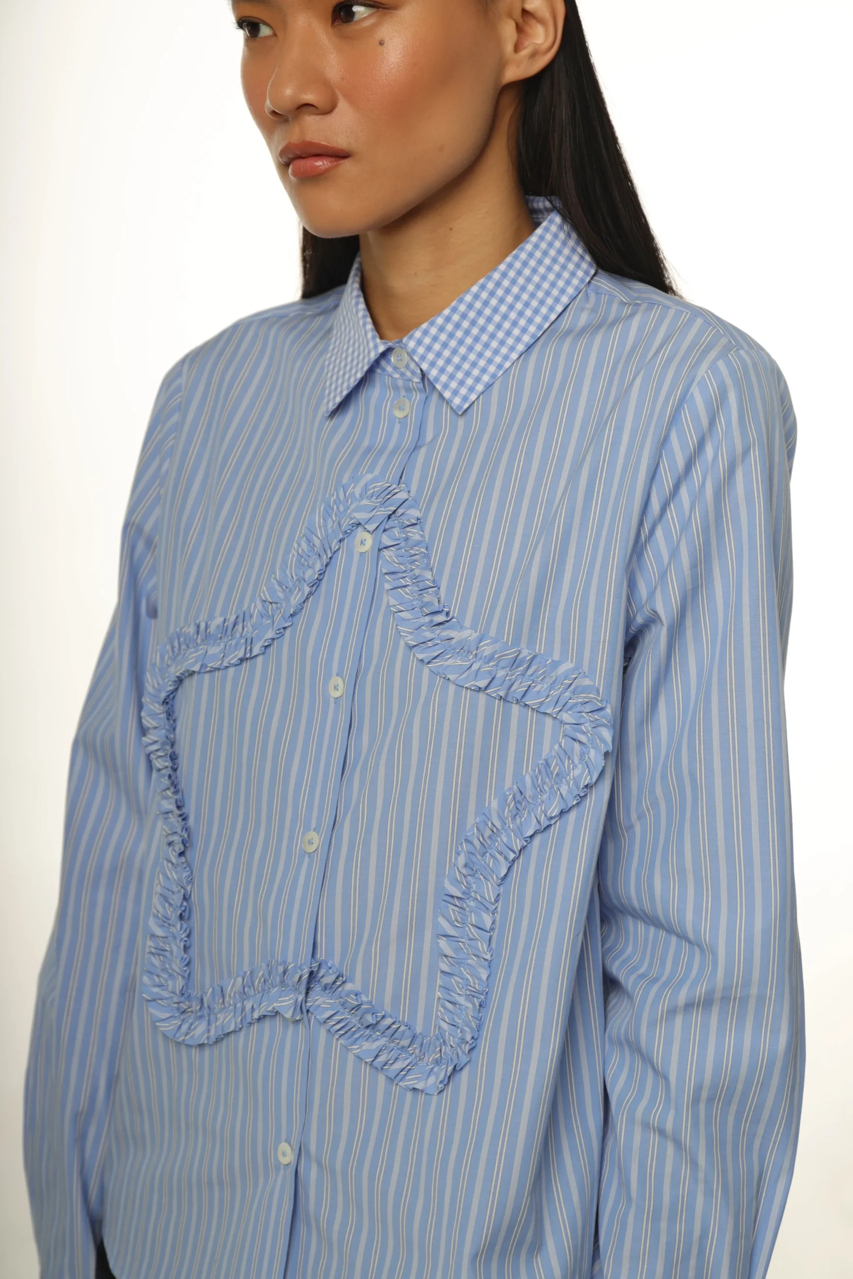 sirius_shirt_in_light_blue_stripe_4.webp SANDY LIANG SIRIUS SHIRT IN LIGHT BLUE STRIPE> Uniform | Tops