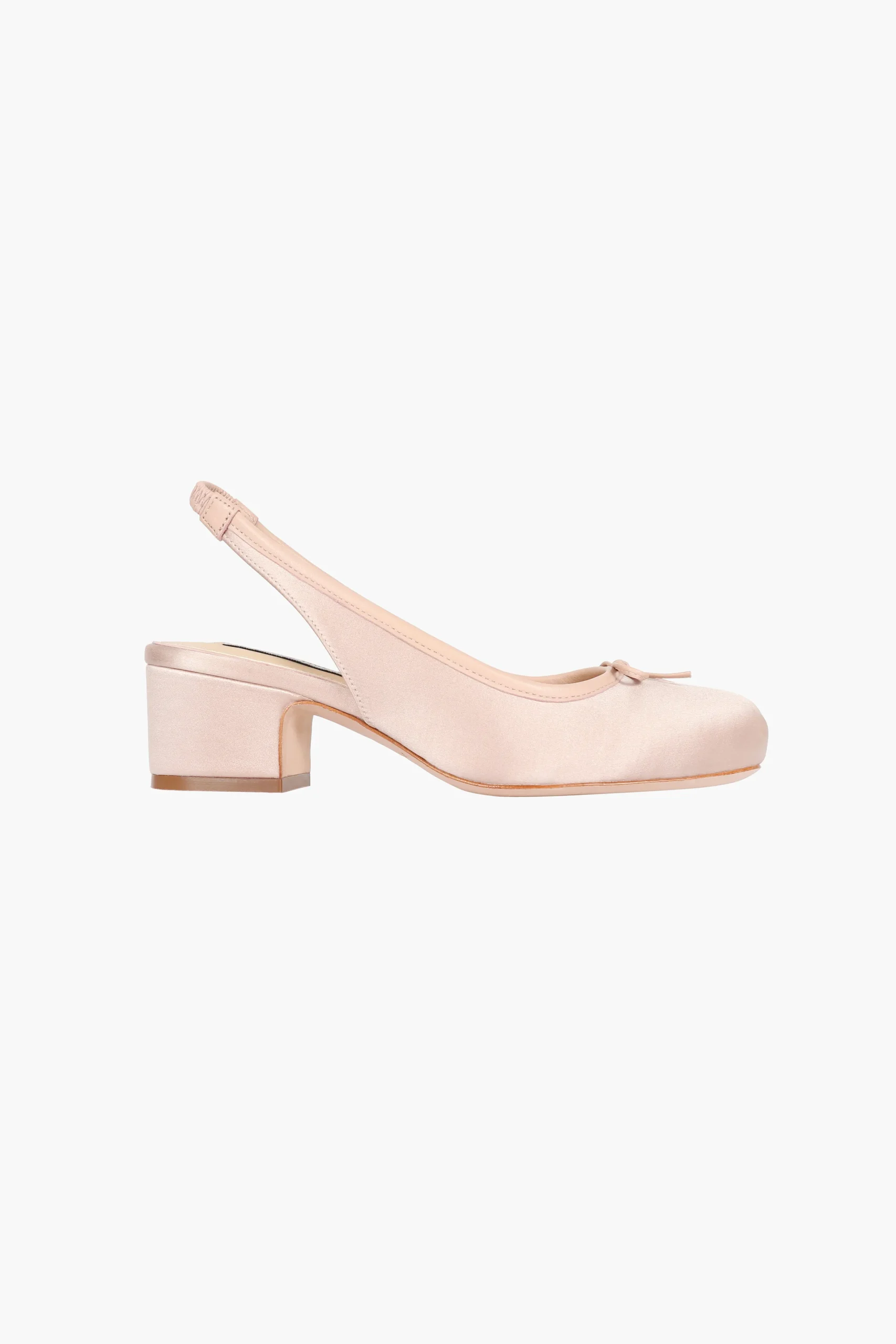SANDY LIANG SLINGBACK 45 IN BALLET SATIN> Bridal | Shoes