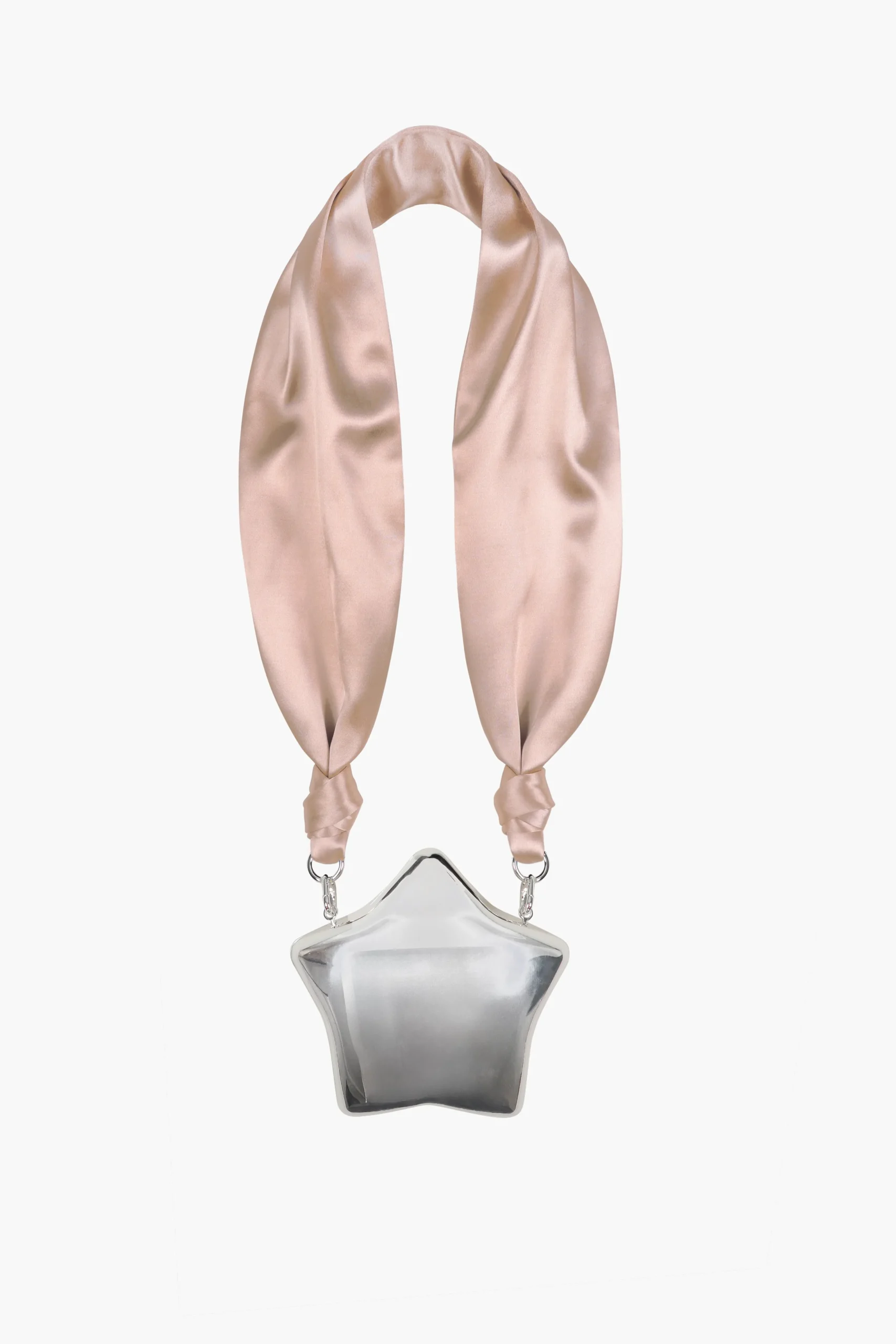 SANDY LIANG STAR LOCKET BAG IN BALLET> Handheld