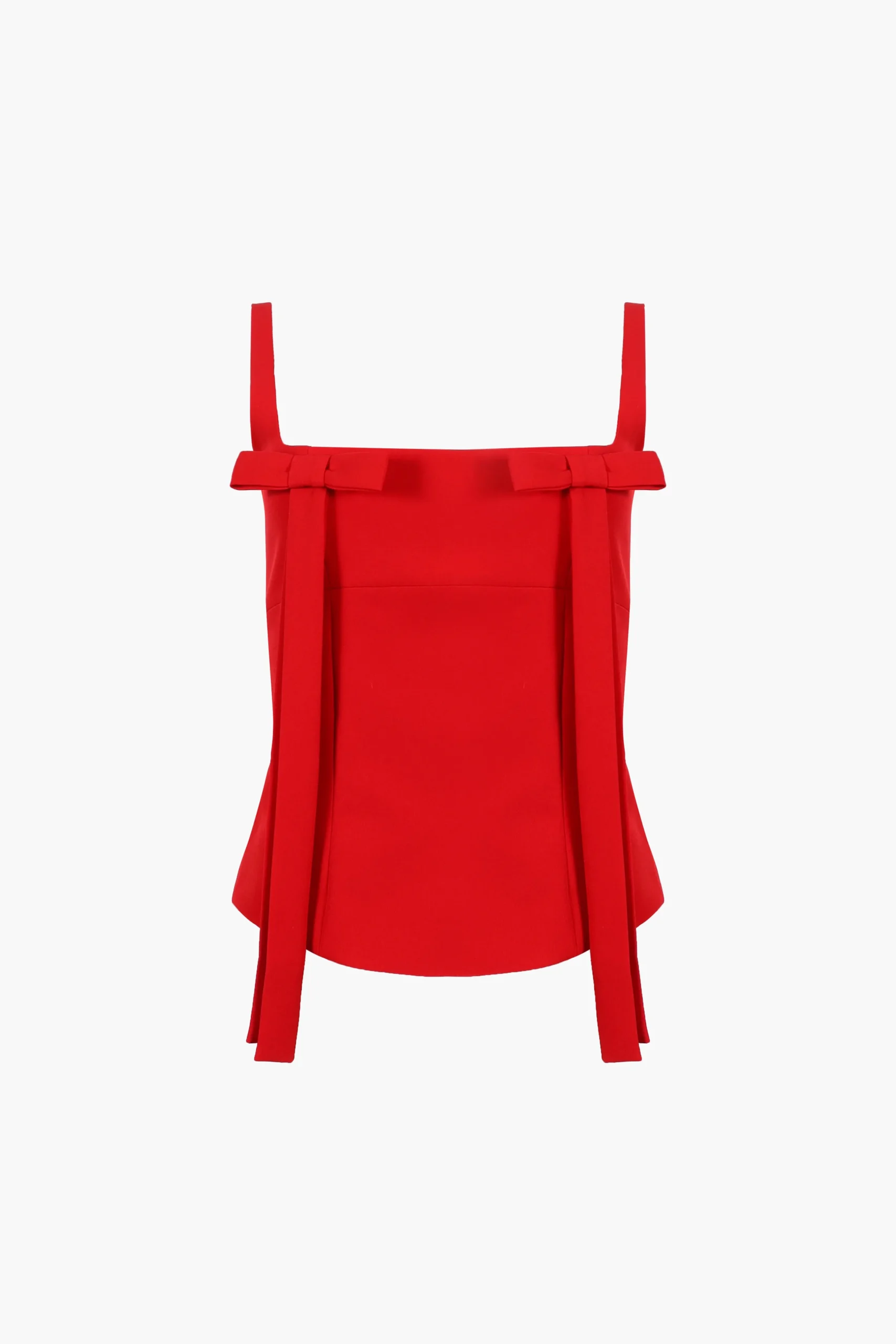 SANDY LIANG TEACUP TANK IN RED> Tops